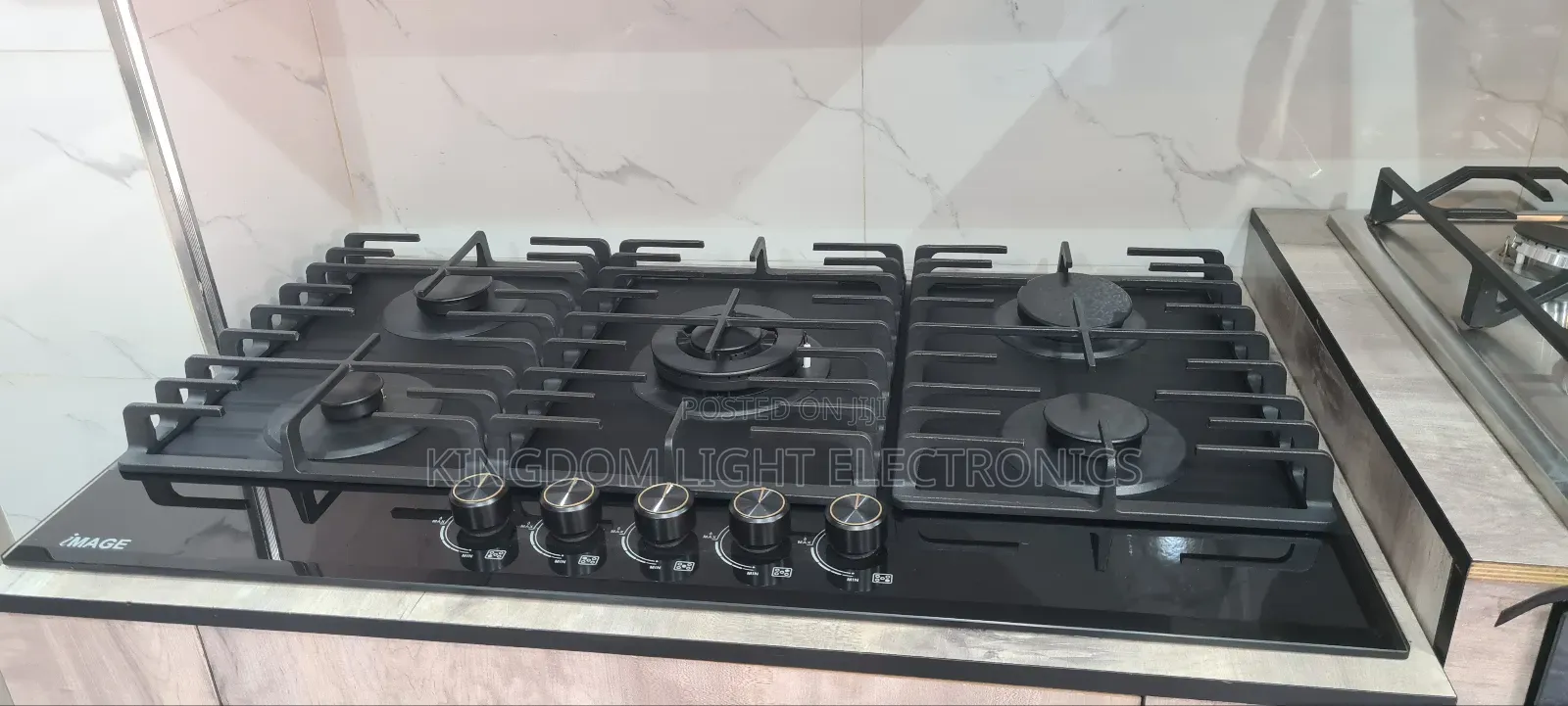 New Image 5 Burners Inbuilt Gas Cooker