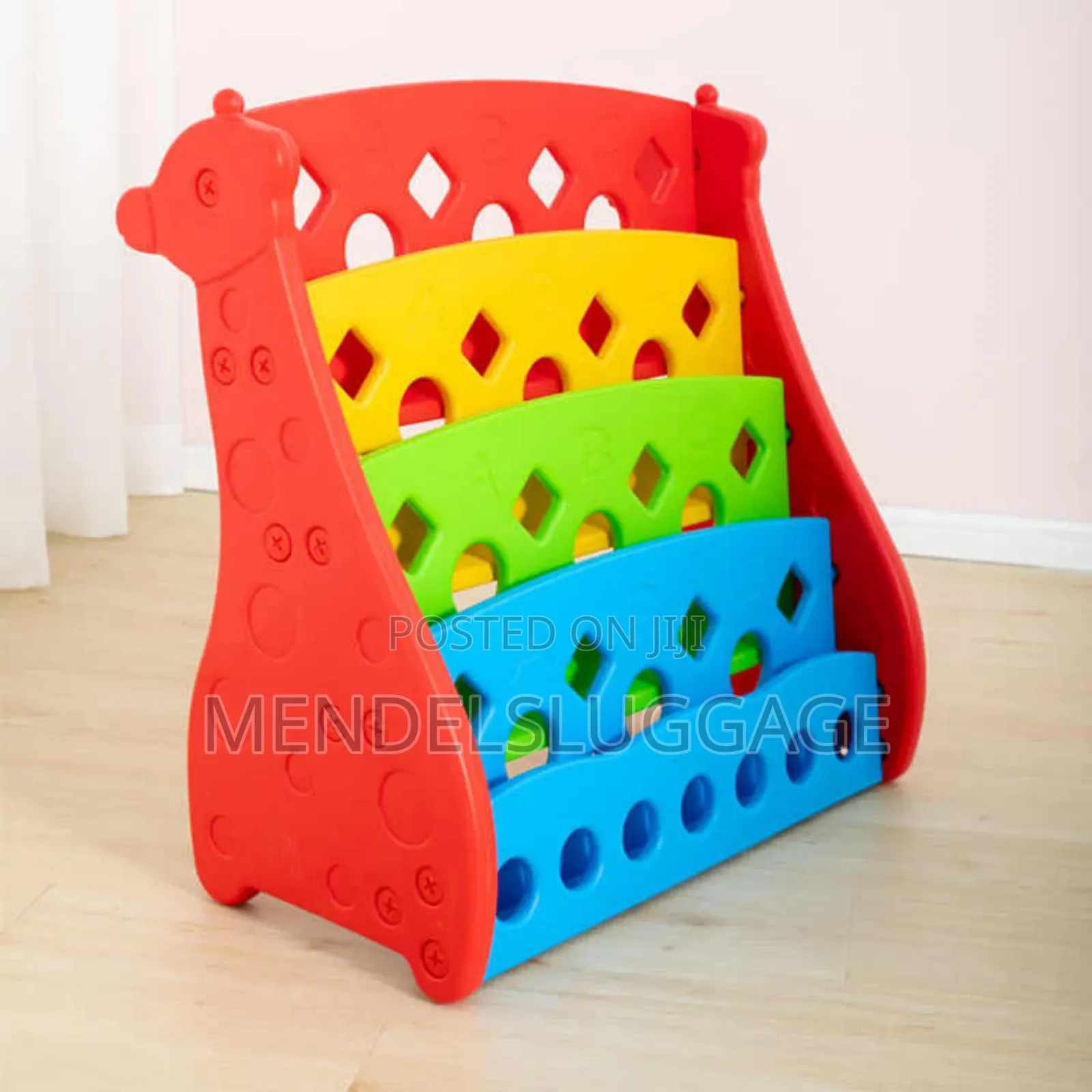 Kids Preschool Colourful Plastic Bookshelf