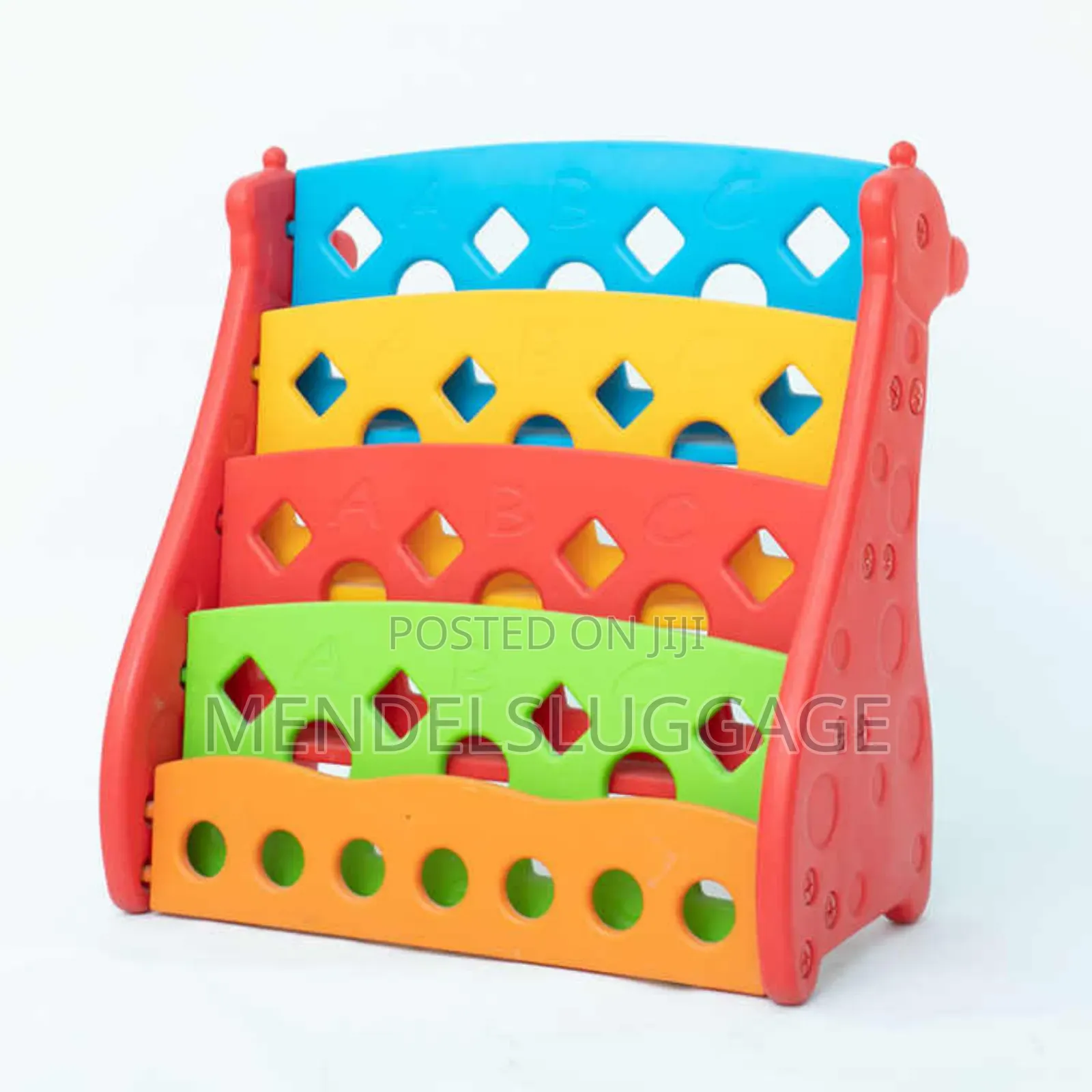Kids Preschool Colourful Plastic Bookshelf