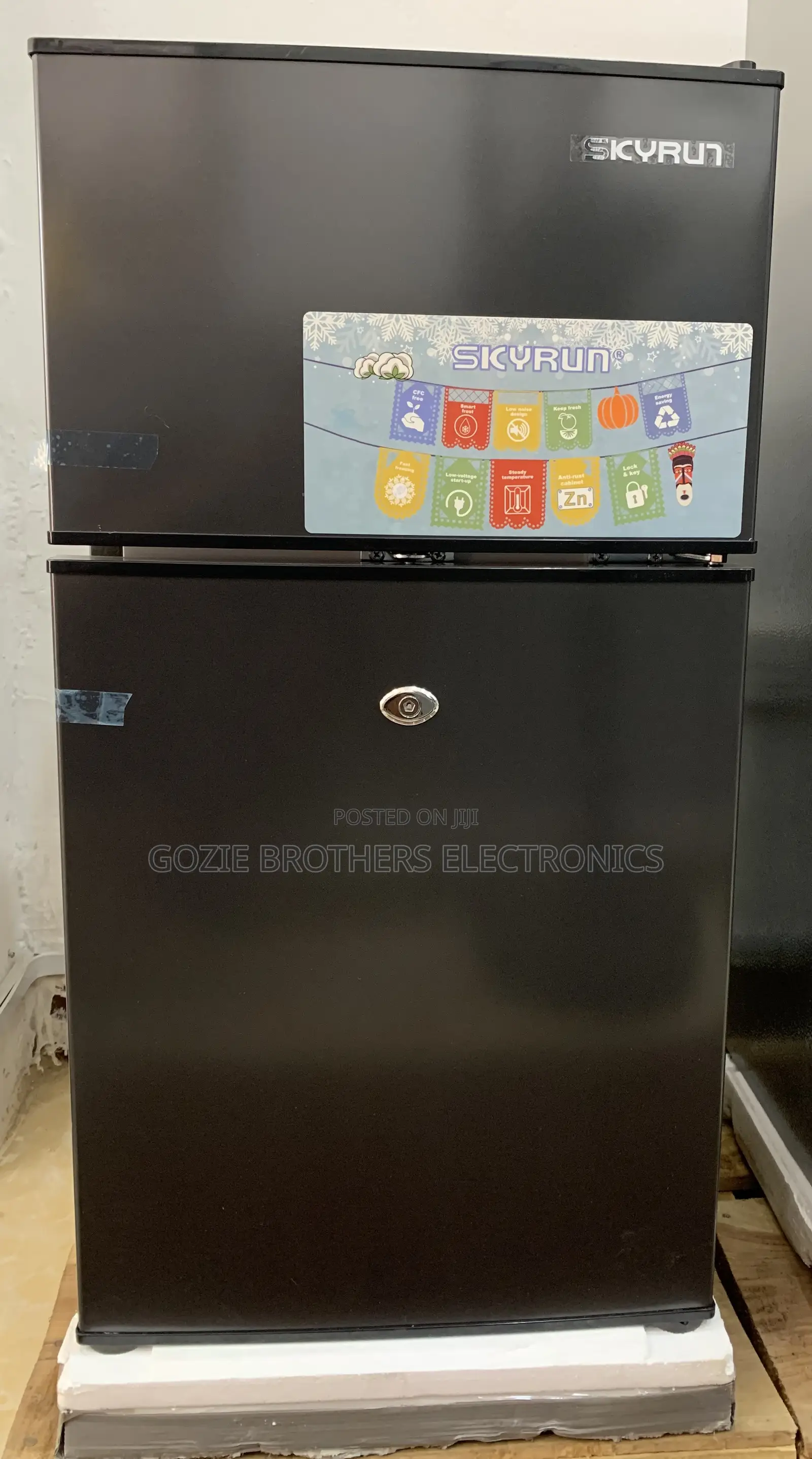 Skyrun Double Door Refrigerator 85liters