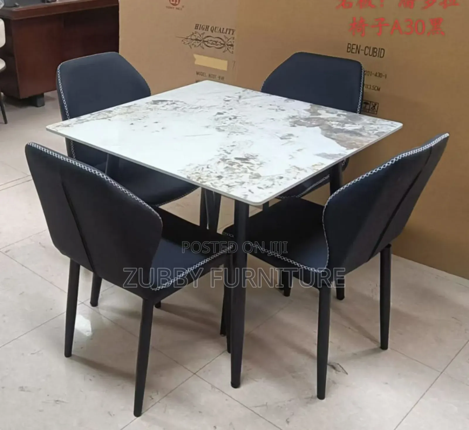 High Quality and Imported Dining Table With Four Chairs