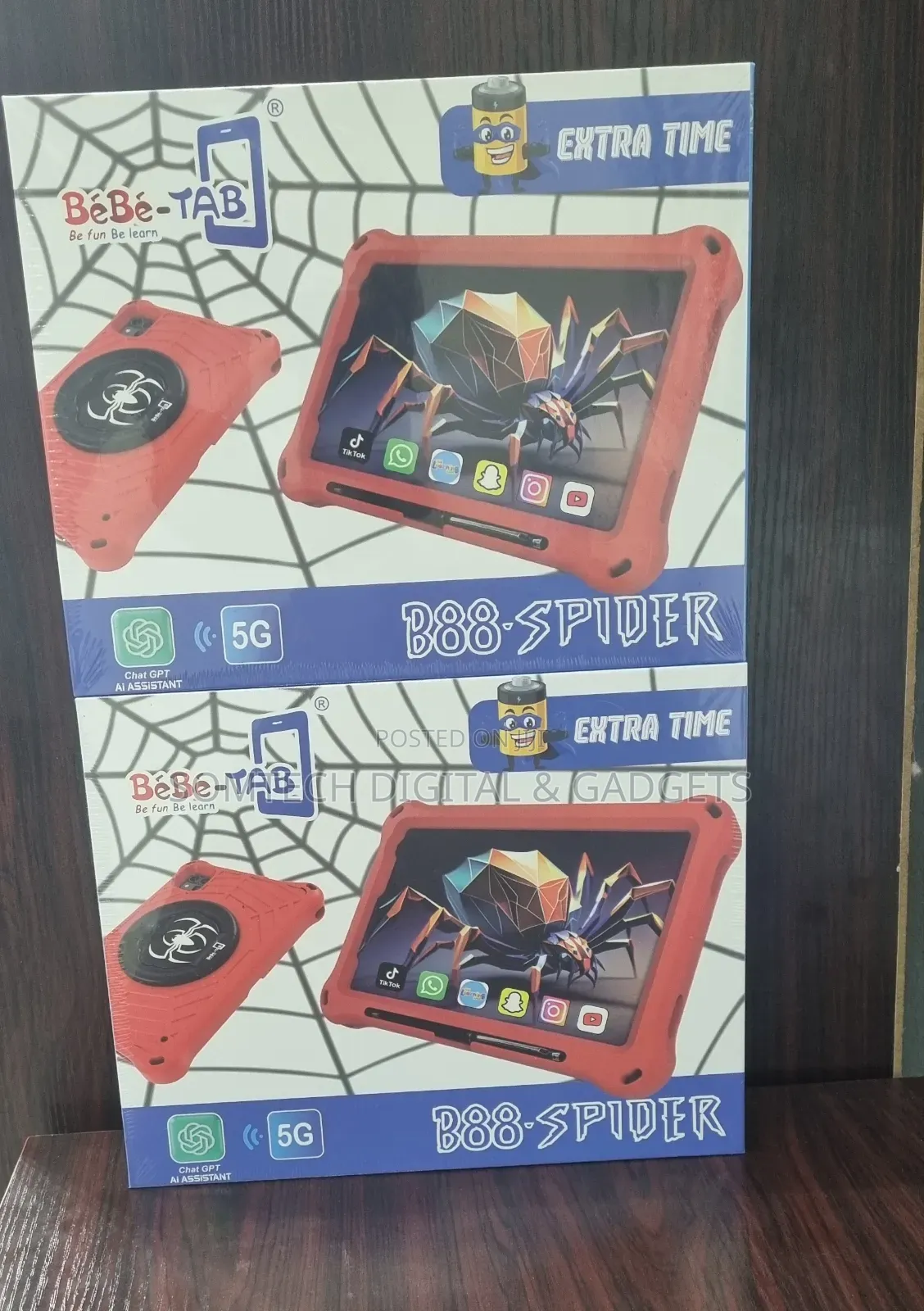 Children's Educational Tablet Bebe B88 Spider 6gb 256gb