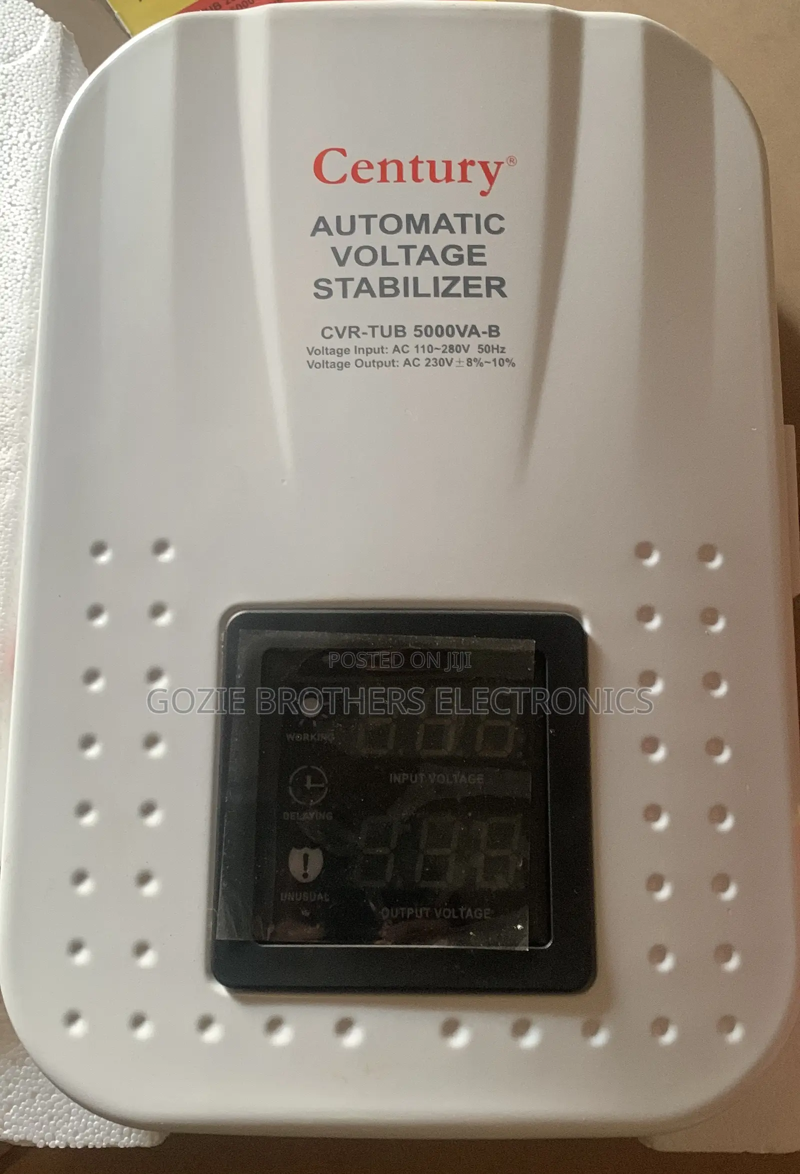 Century Wall Mount Stabilizer For Air Conditioner 5000watts