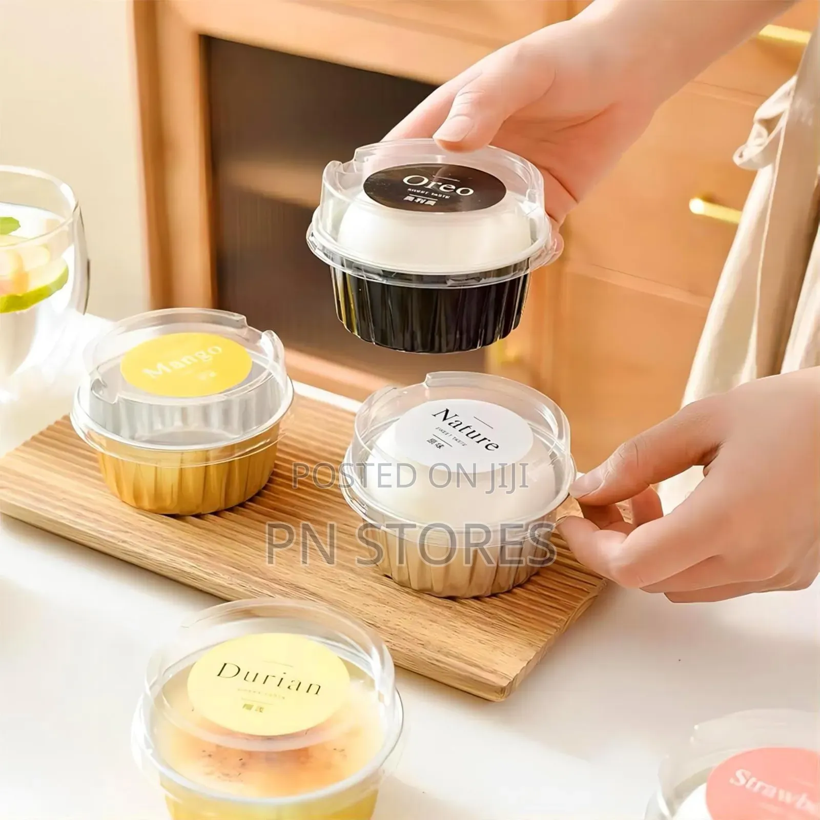 12pcs Easy Clean Baking Pans (Moin Moin and Pastries)