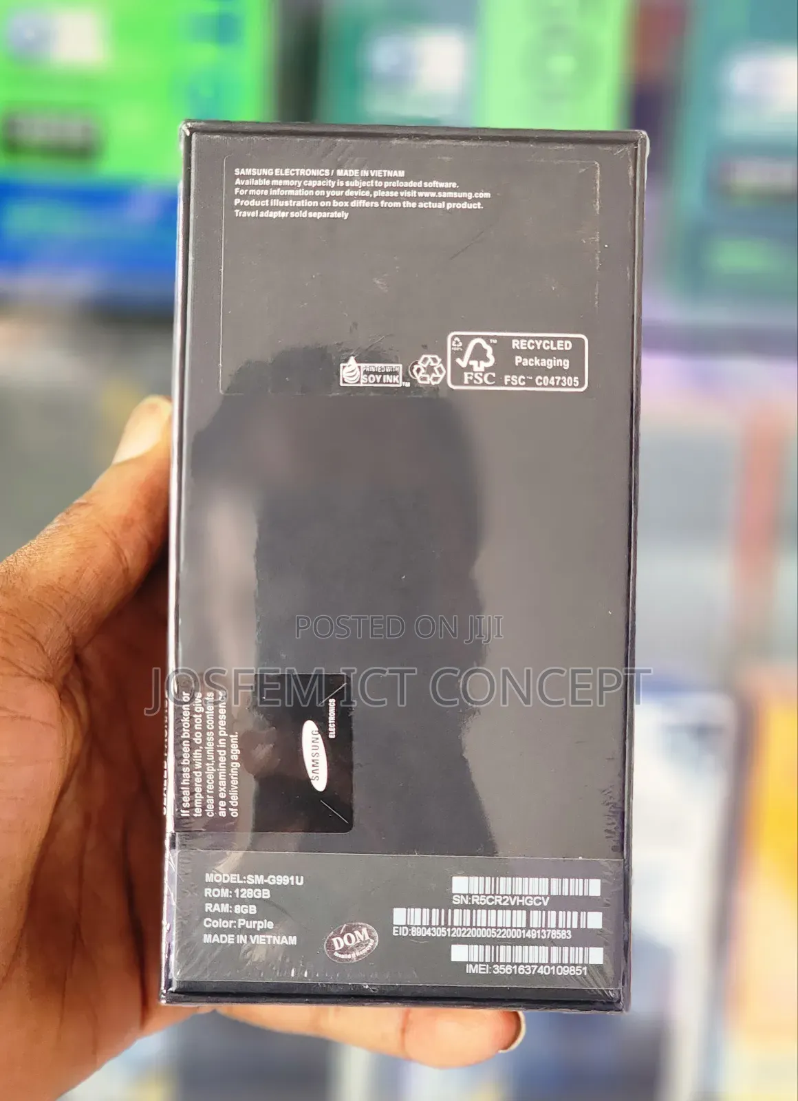 New Samsung Galaxy S21 5G 128 GB Black