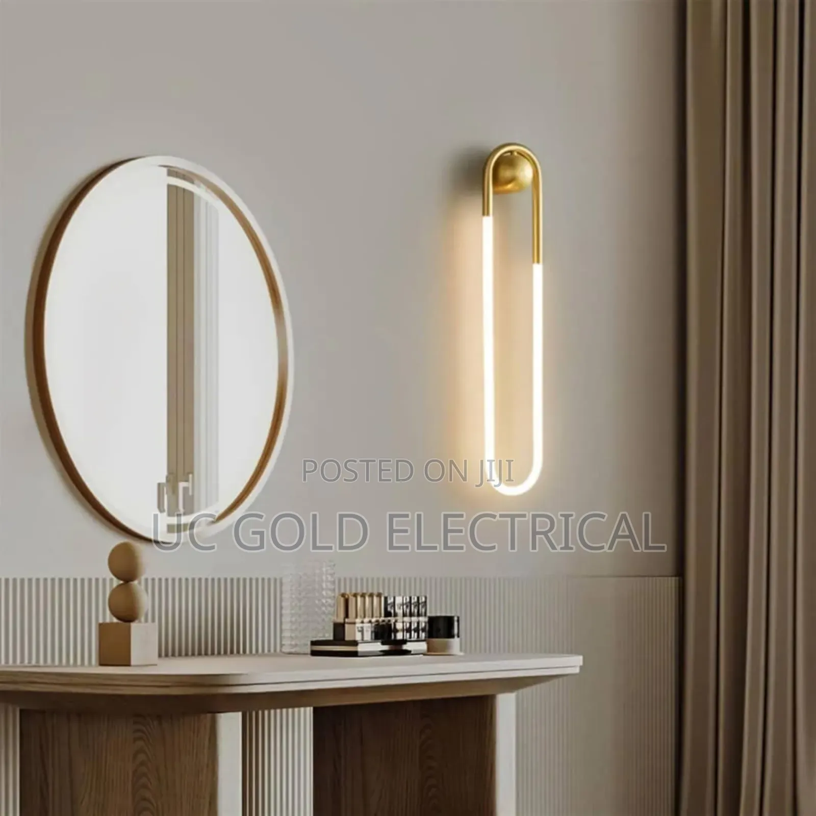 Golden Led Wall Lamb
