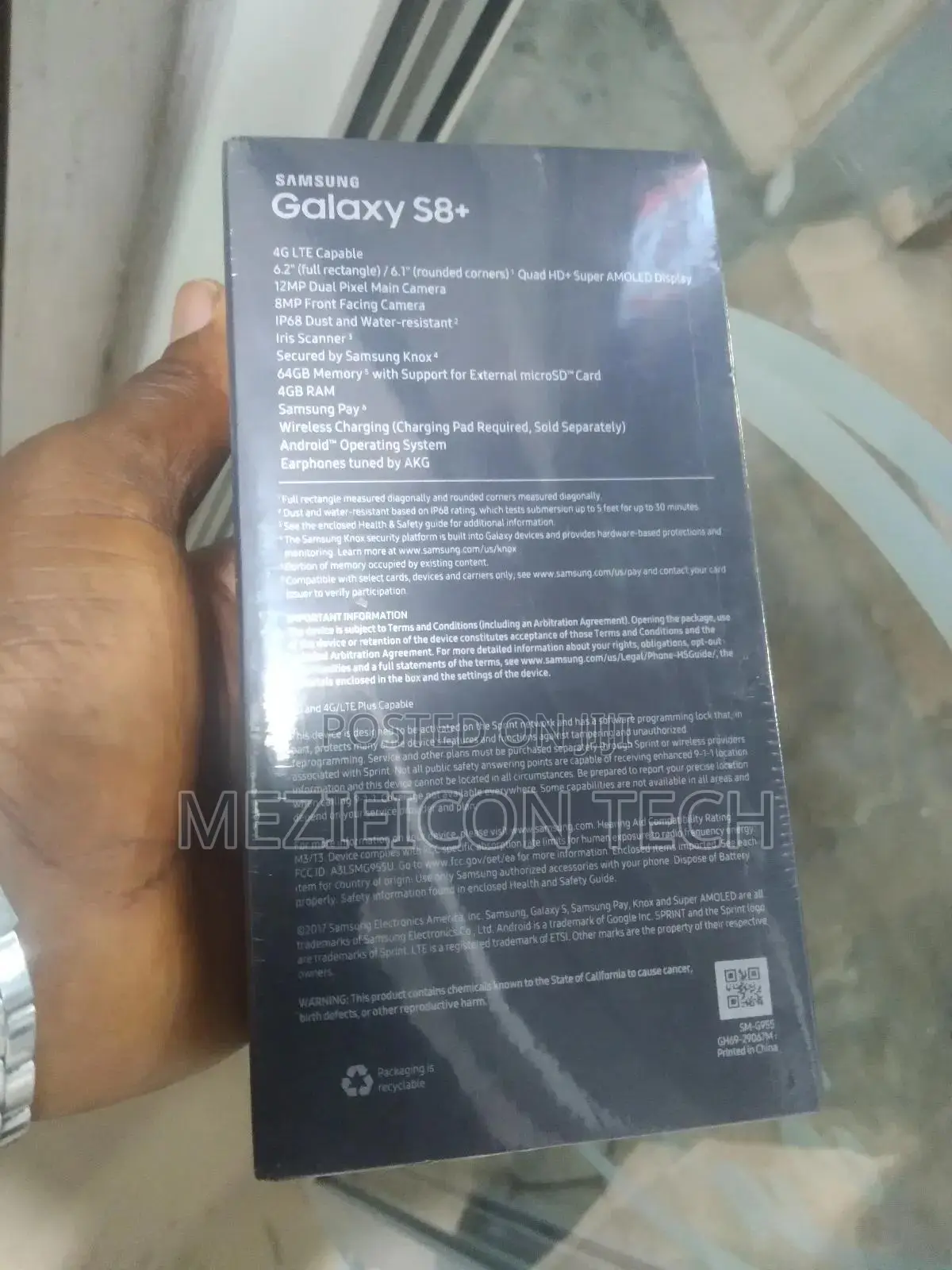 New Samsung Galaxy S8 Plus 64 GB Blue