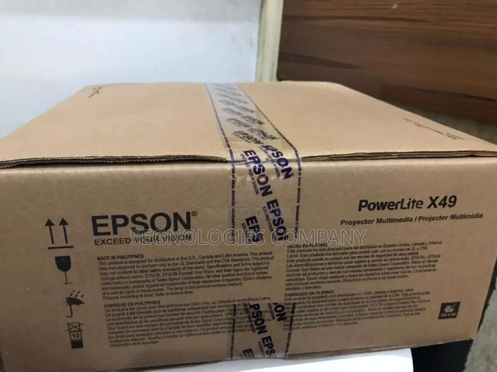 EPSON Powerlite X49 3600_lumens 3LCD Projector