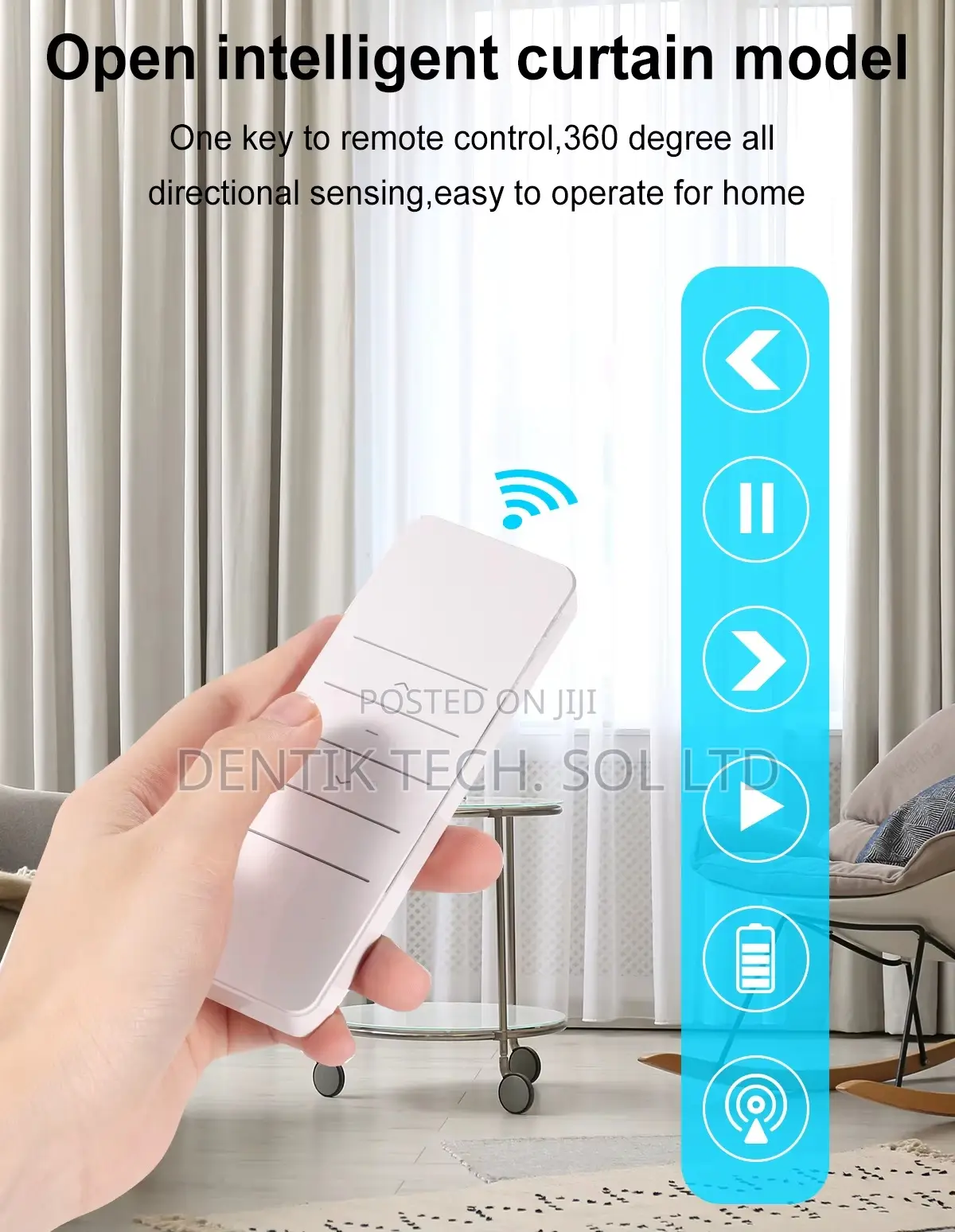 Tuya Wifi Smart Motorized Curtain – 2.2m