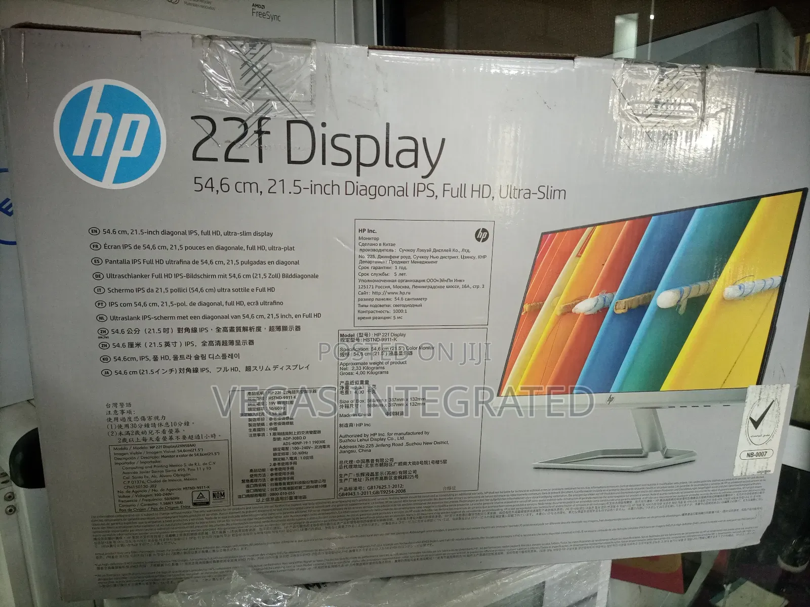 HP 22f FHD IPS Display Monitor