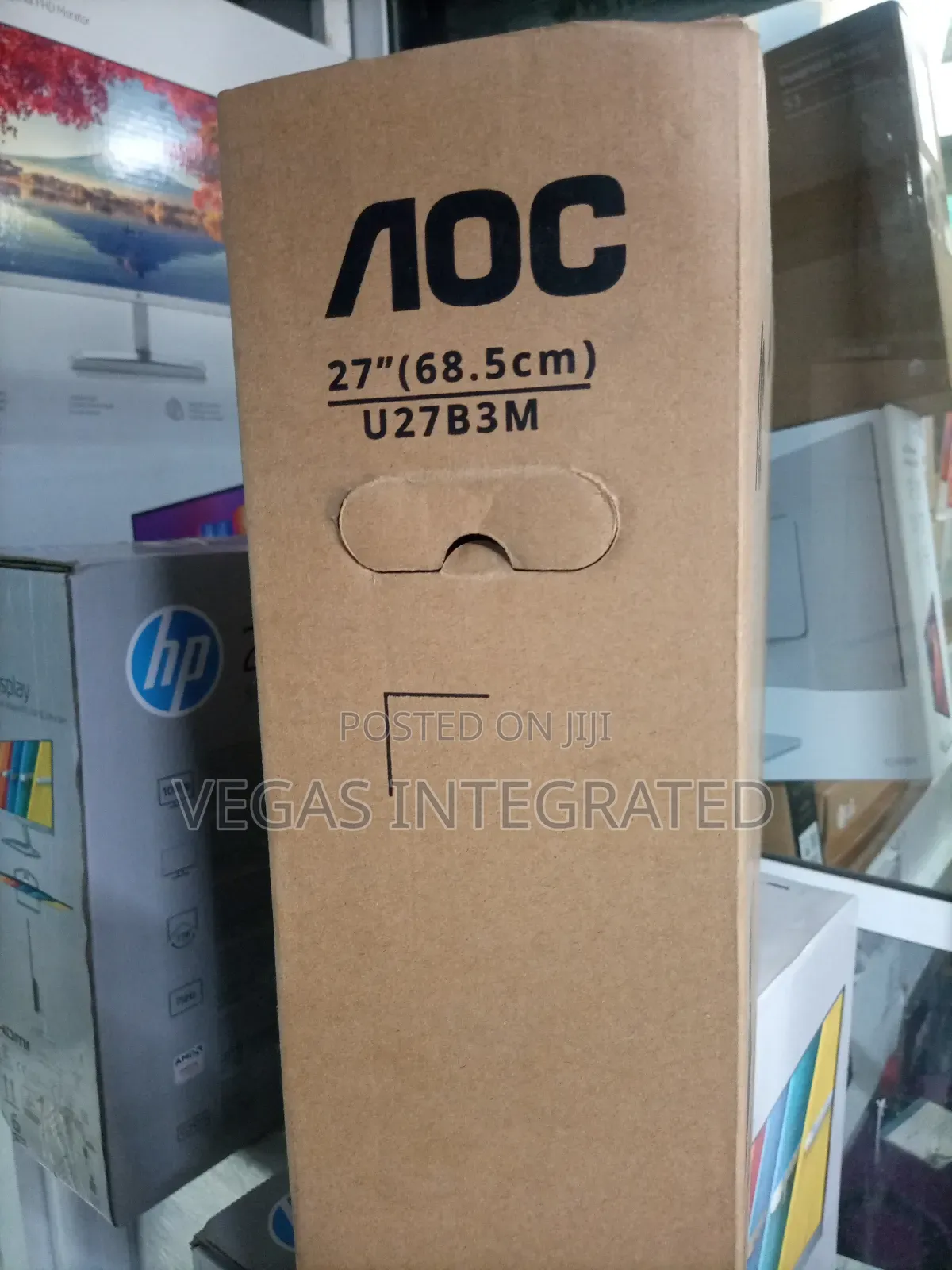 Aoc U27b3m 27 Inch 4k (Uhd) Monitor With Built In Speakers
