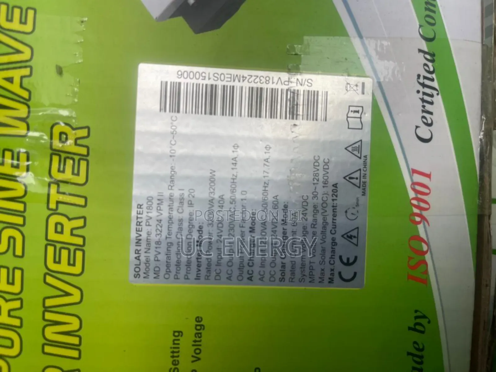 3.2 Kva Must Solar Hybrid Inverter 24v