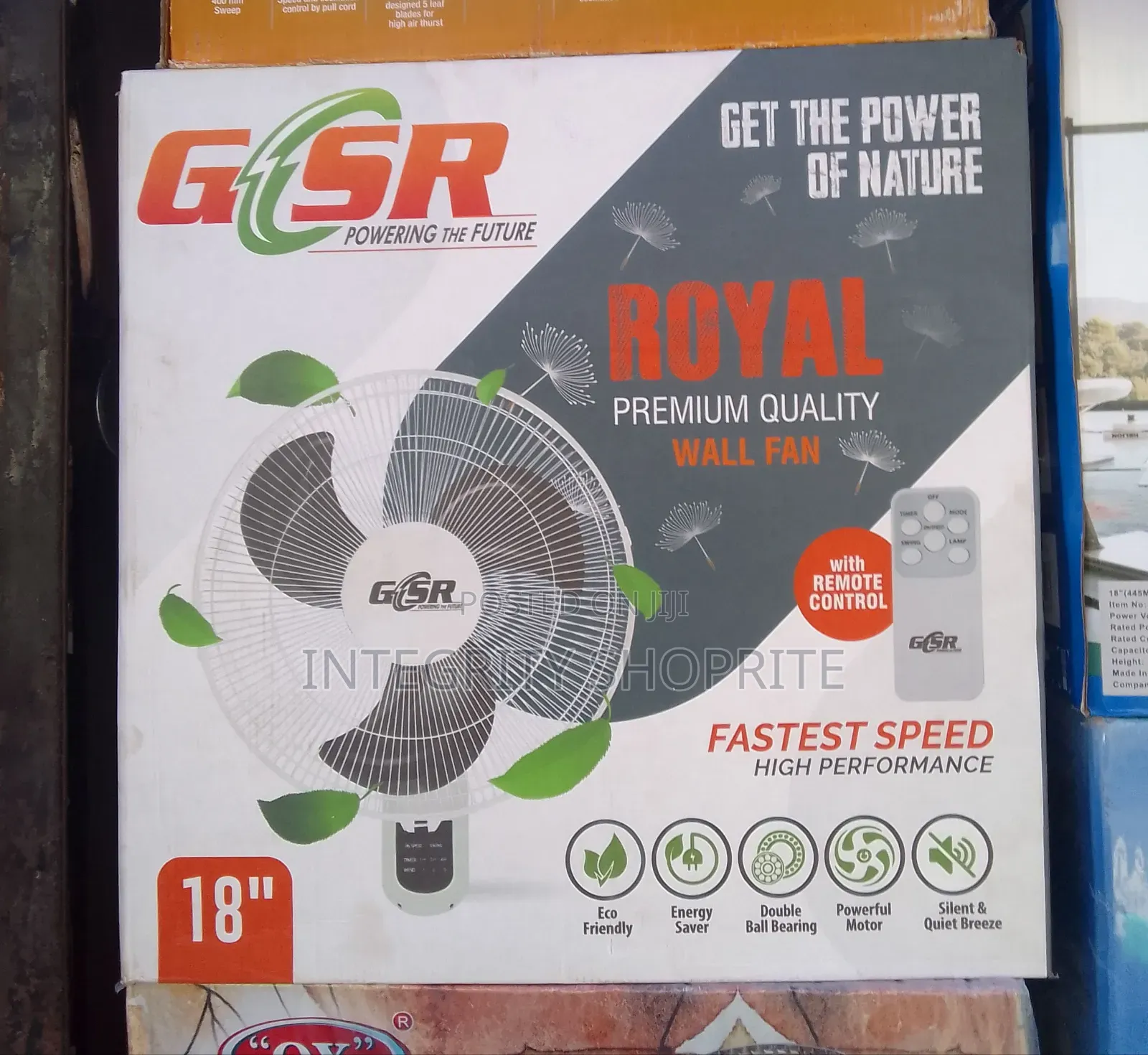 GSR Royal Wall Fan 18inches