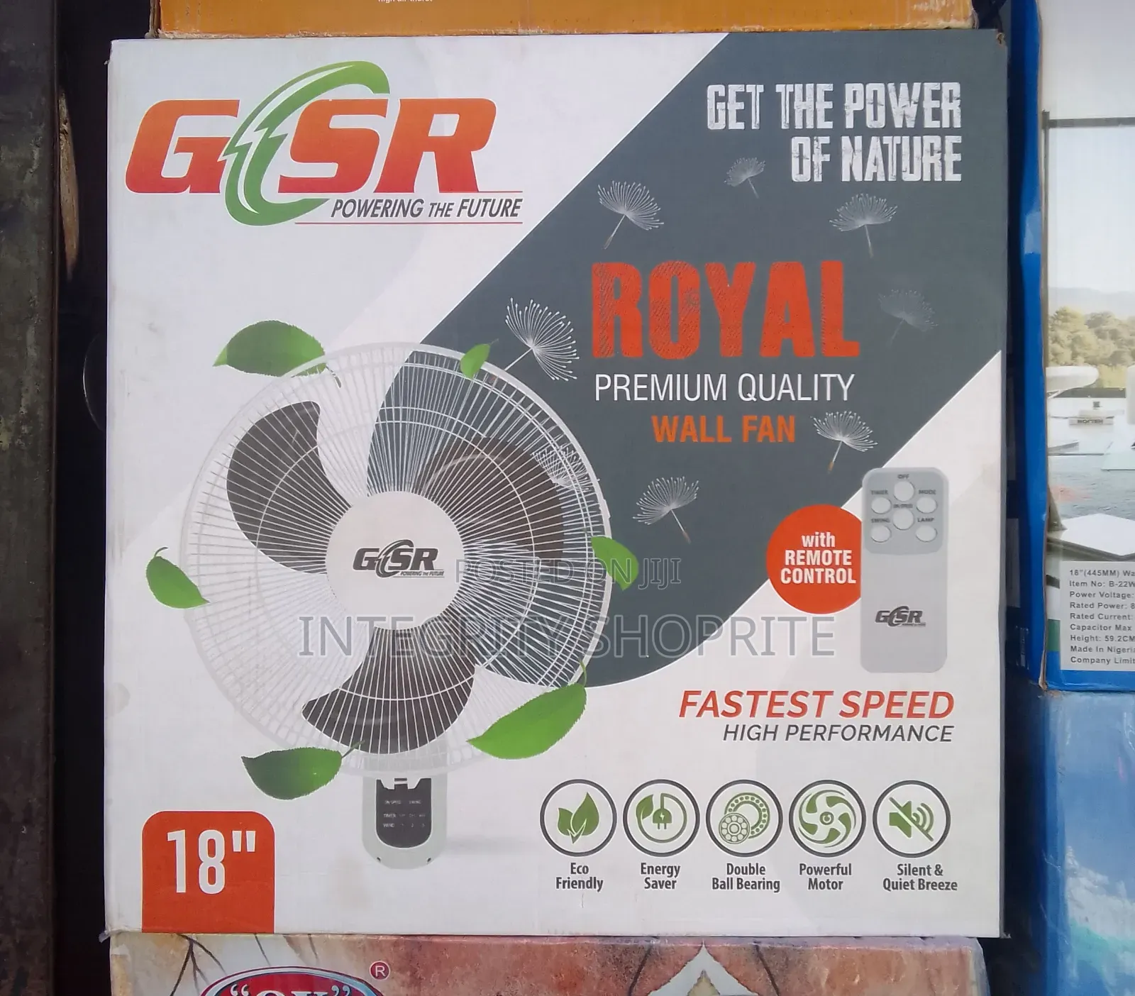 GSR Royal Wall Fan 18inches
