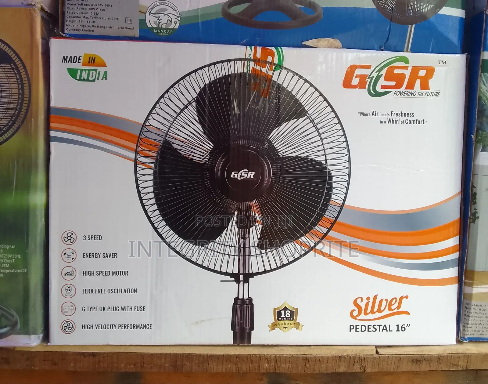 GSR Standing Fan 16inches