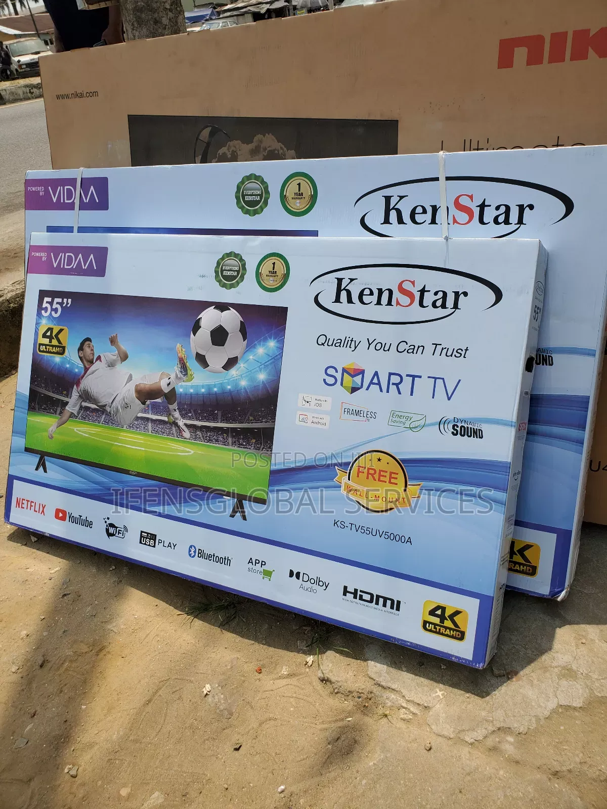 55inchs Kenstar Smart Television