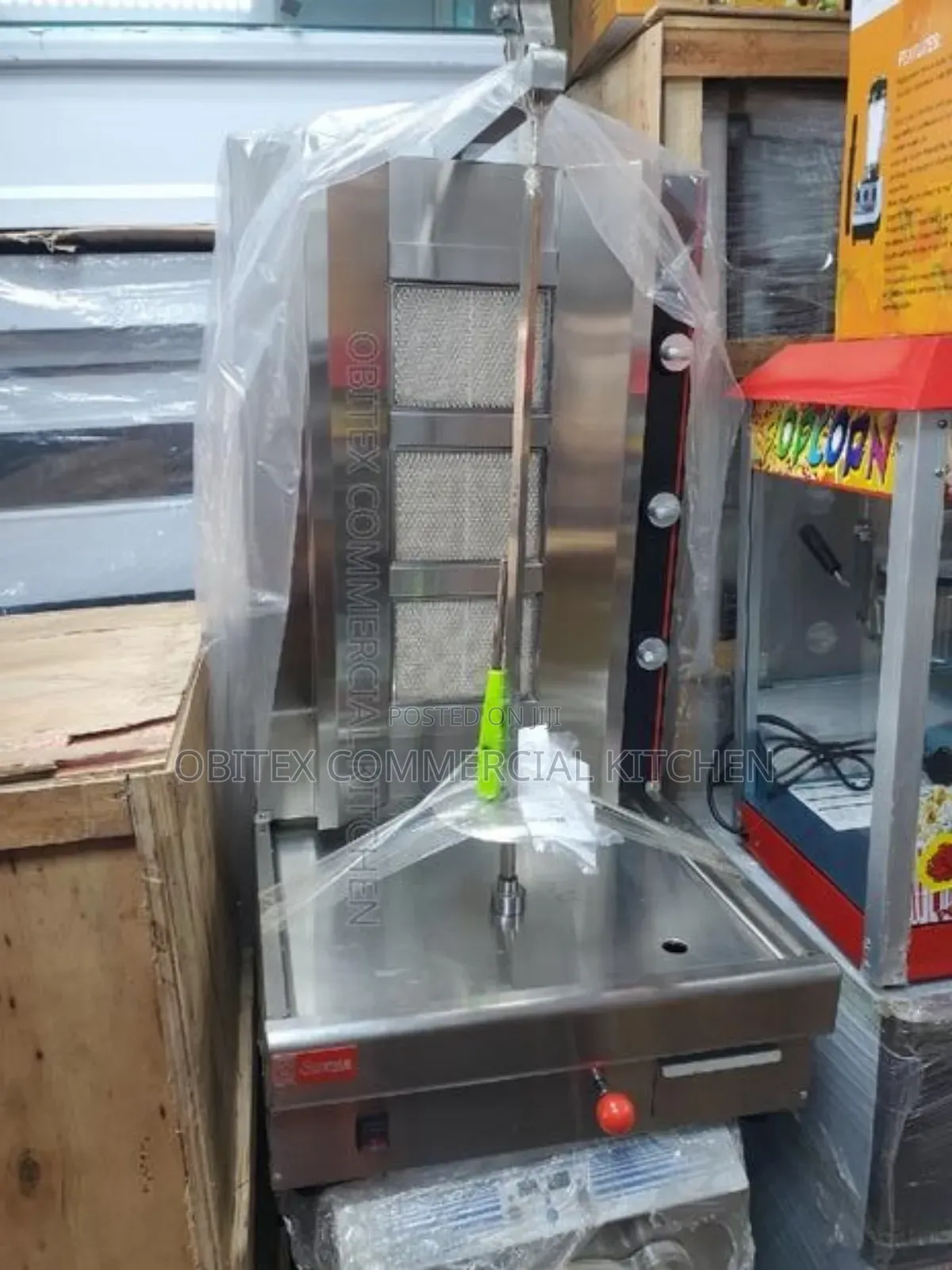 Gas Shawarmer Machine 3burner Is Available for Sale