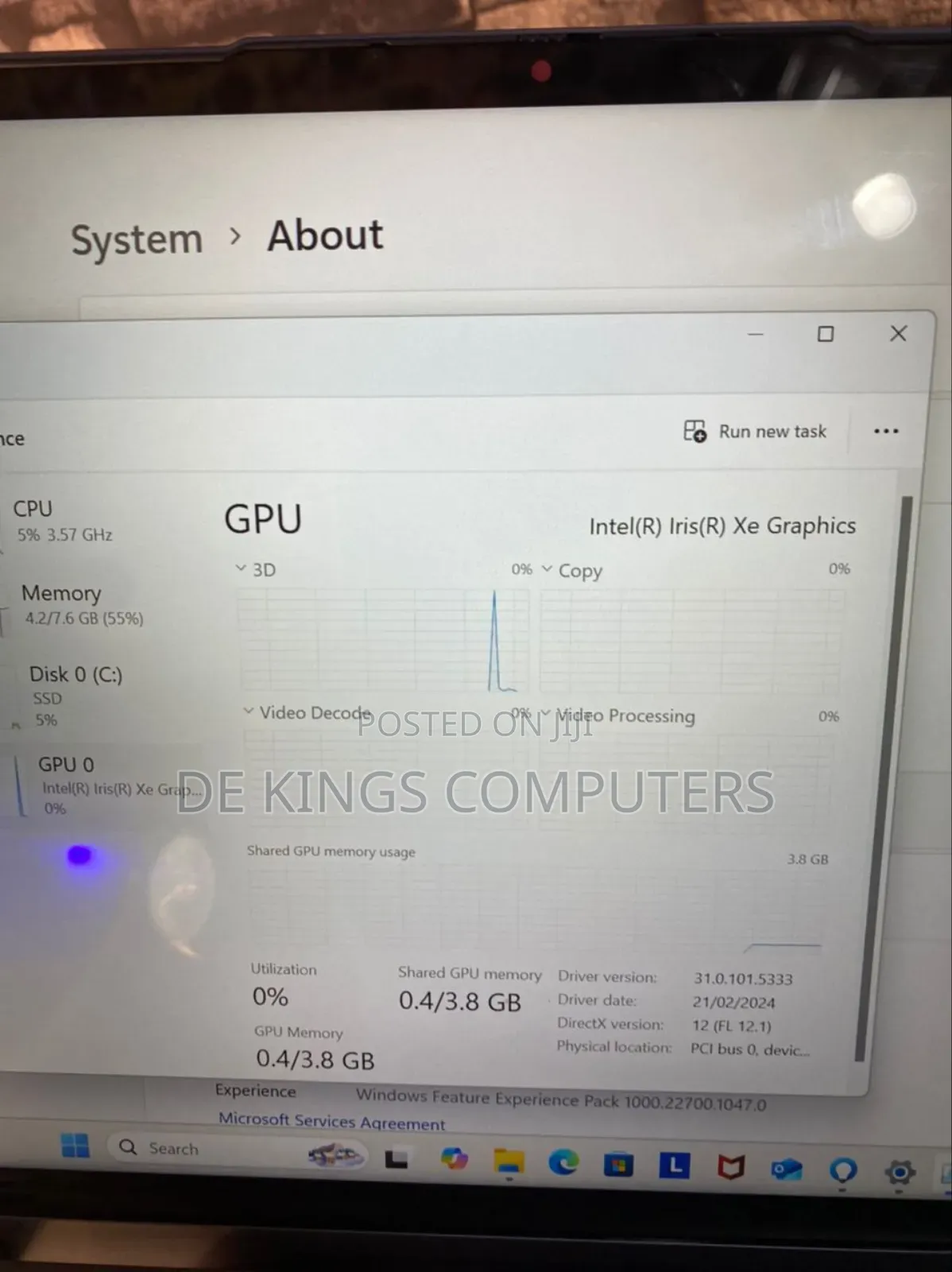 Laptop Lenovo IdeaPad Flex 15 8GB Intel Core i5 SSD 512GB