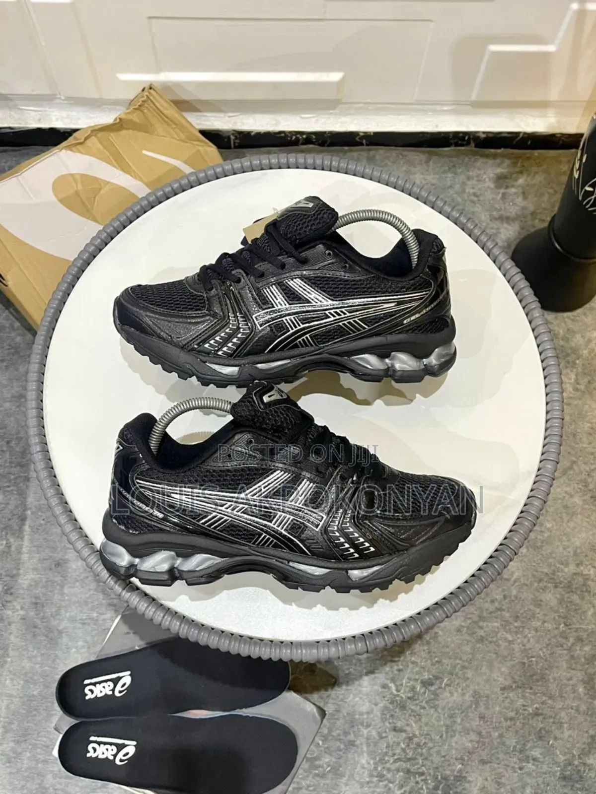 Asics Gel Kayano 14 All Black Sneakers