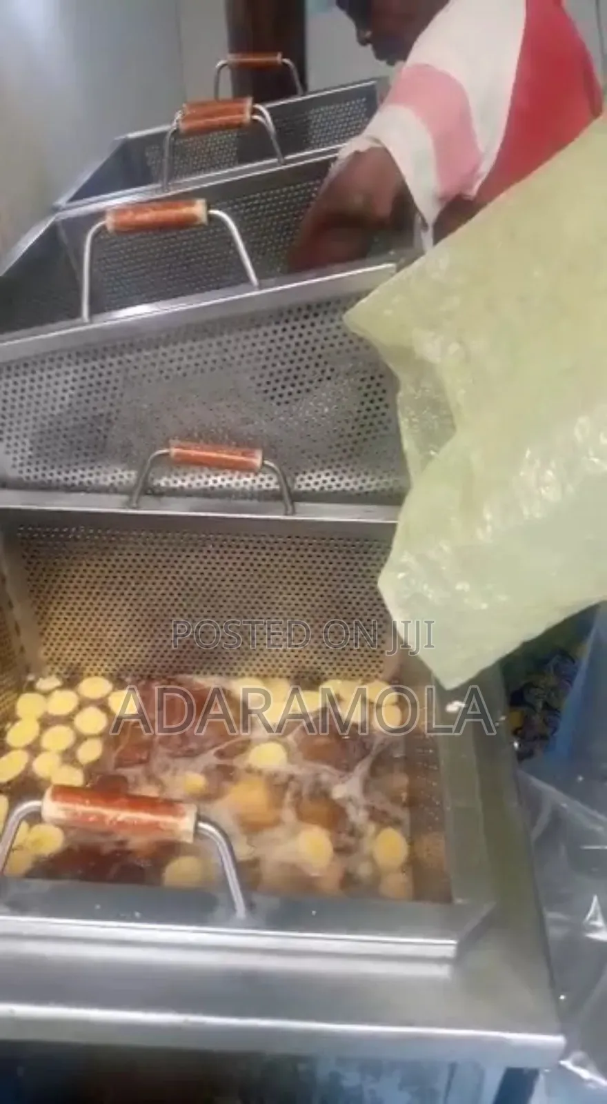 Plantain Chips Fryer and Oil Remover (Dehydrator)