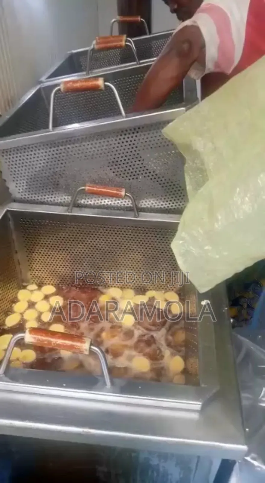 Plantain Chips Fryer and Oil Remover (Dehydrator)