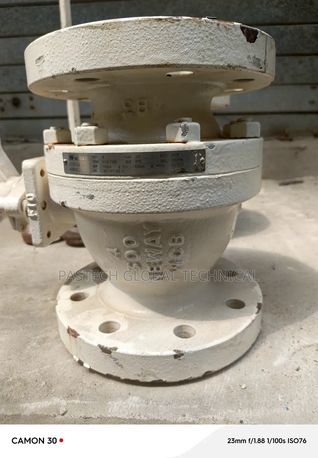 4" Ball Valve Class 300