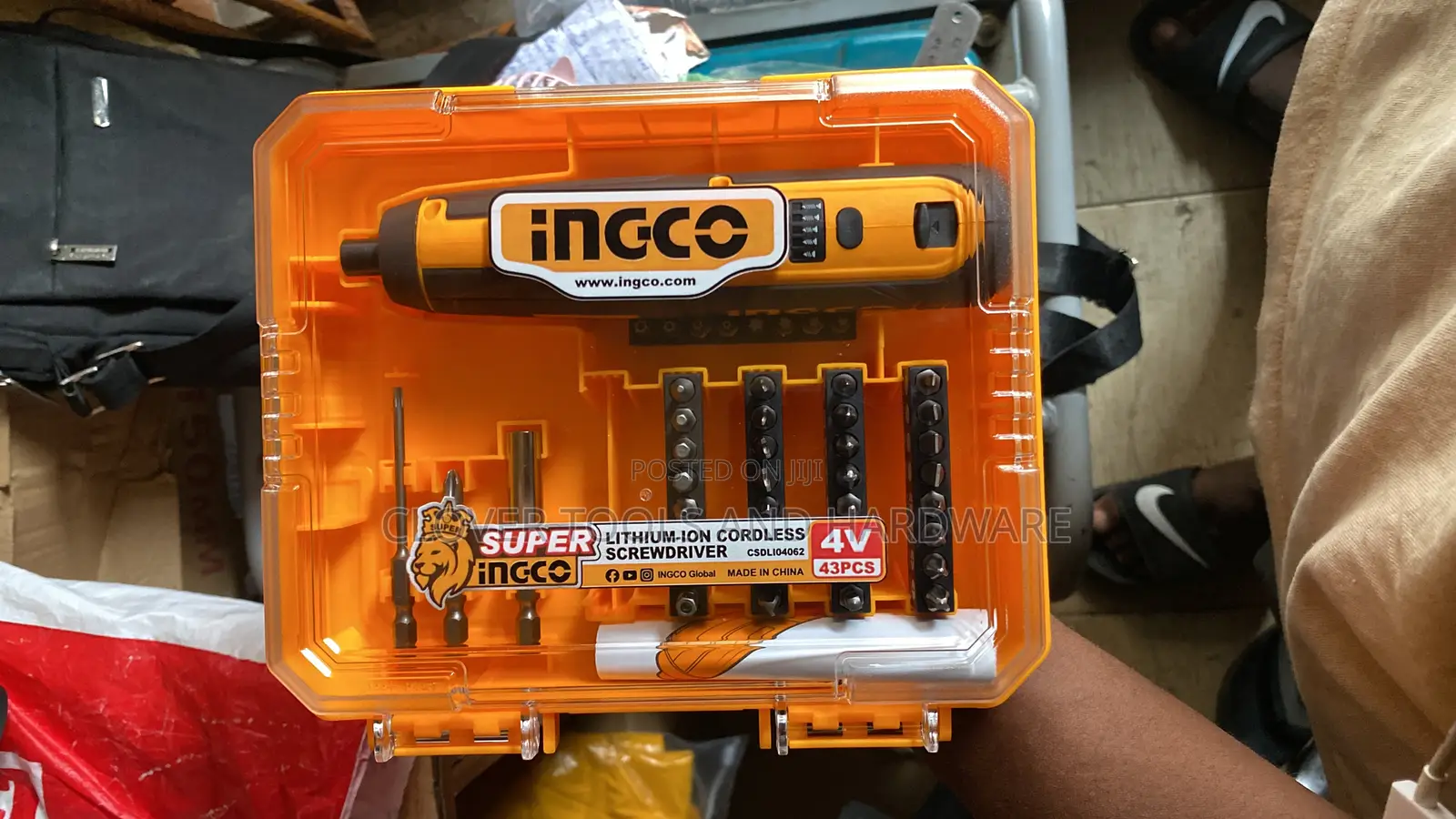 Ingco Lithium-Ion Cordless Screwdriver 4V. Csdli04062
