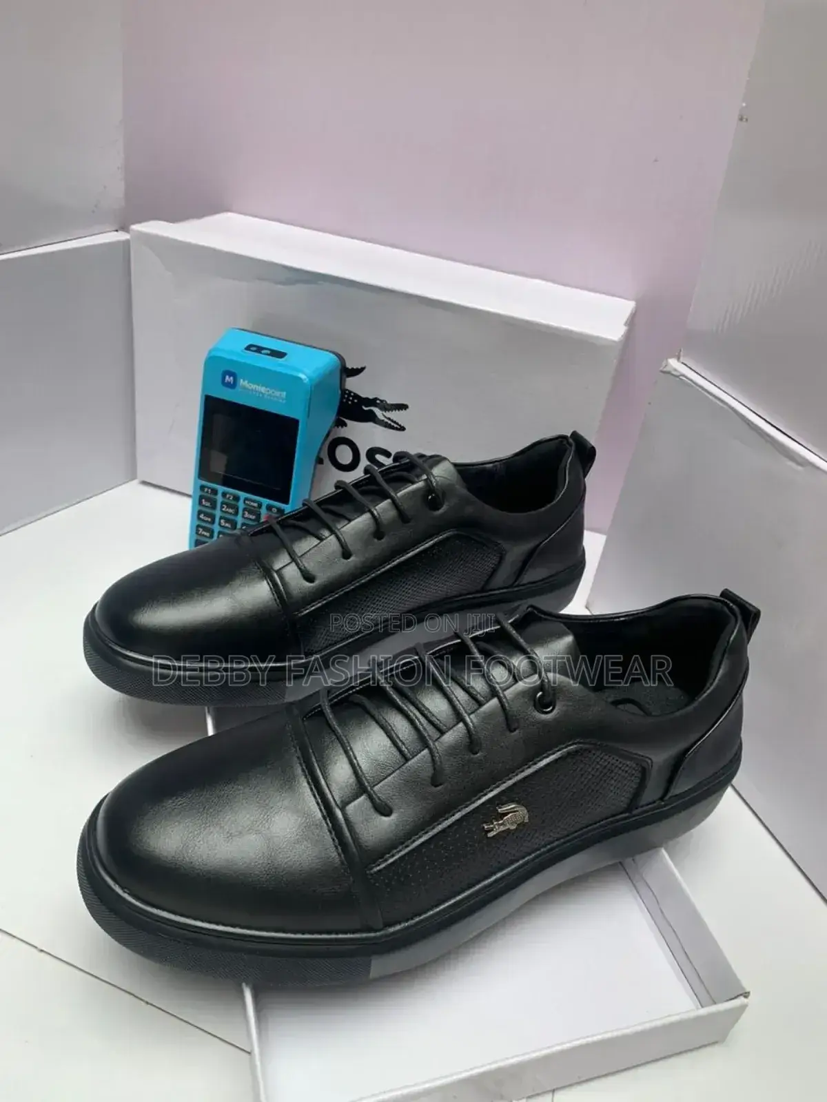 Black Lacoste Shoe