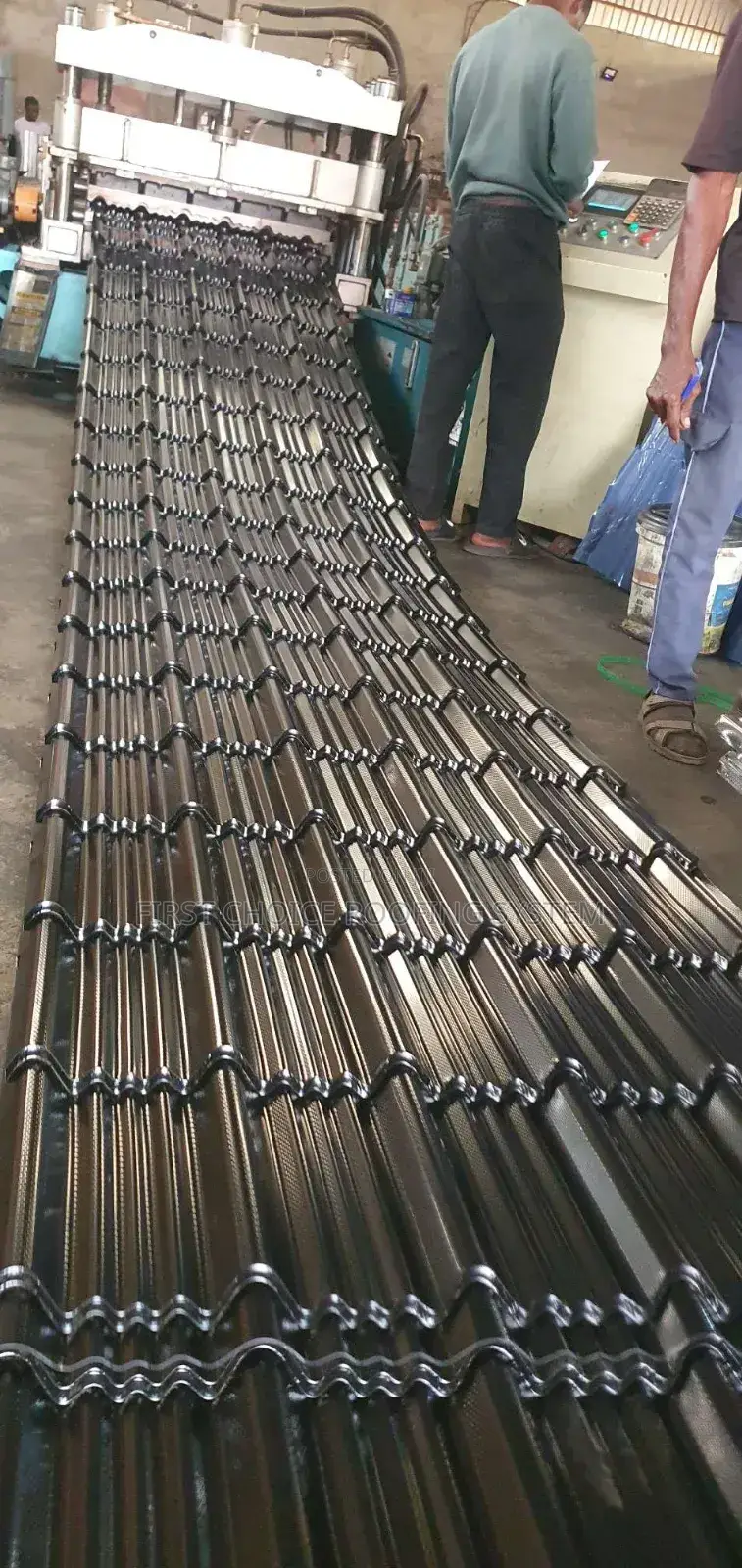 Oven Baked Steptiles Design Aluminium Roofing Sheet