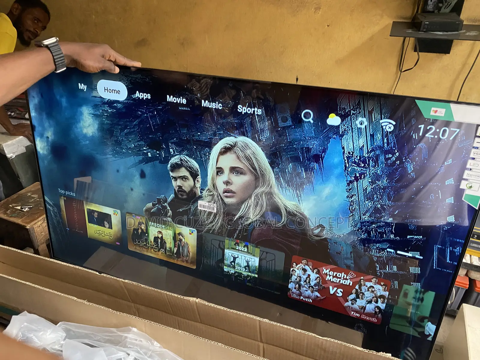 2025 Brand New Lg 55 Inches Smart Frameless Tv