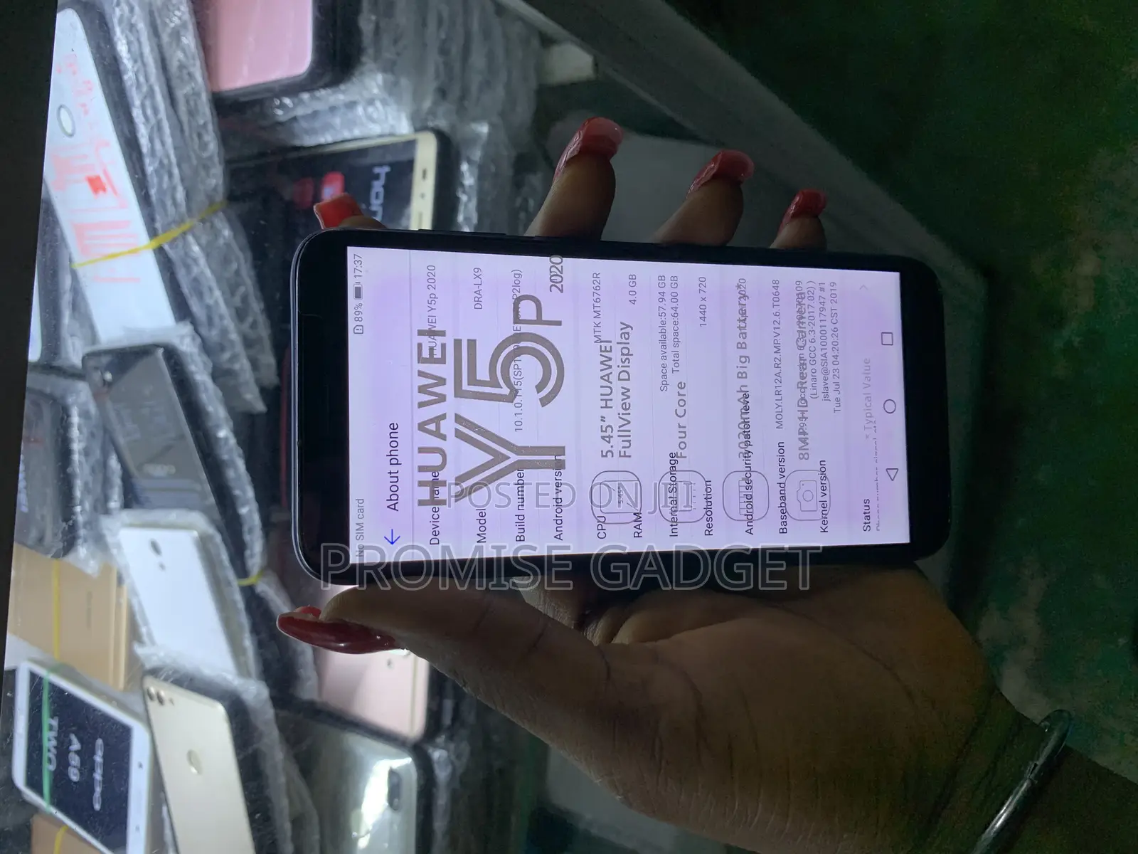 Huawei Y5p 32 GB Green