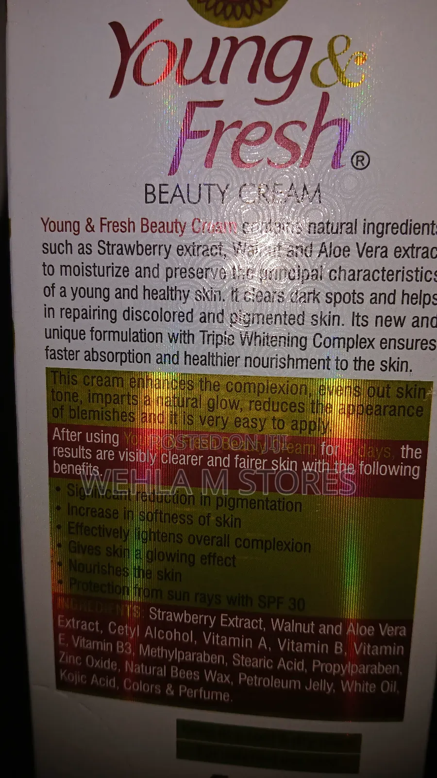 Young Fresh Beauty Cream (Spf 30)