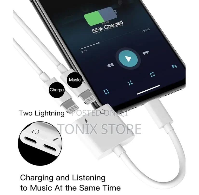Lightening Splitter Audio + Charging