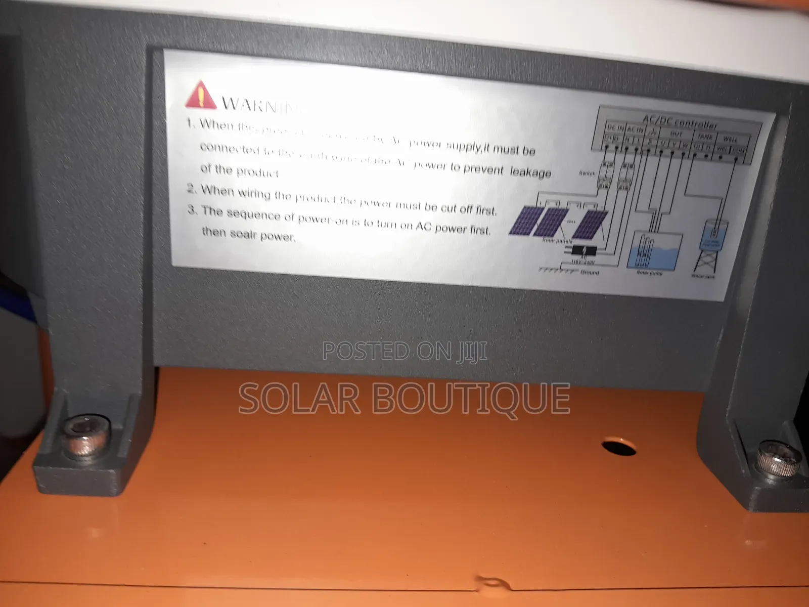 3hp 4inches Solar Powered Water Pump