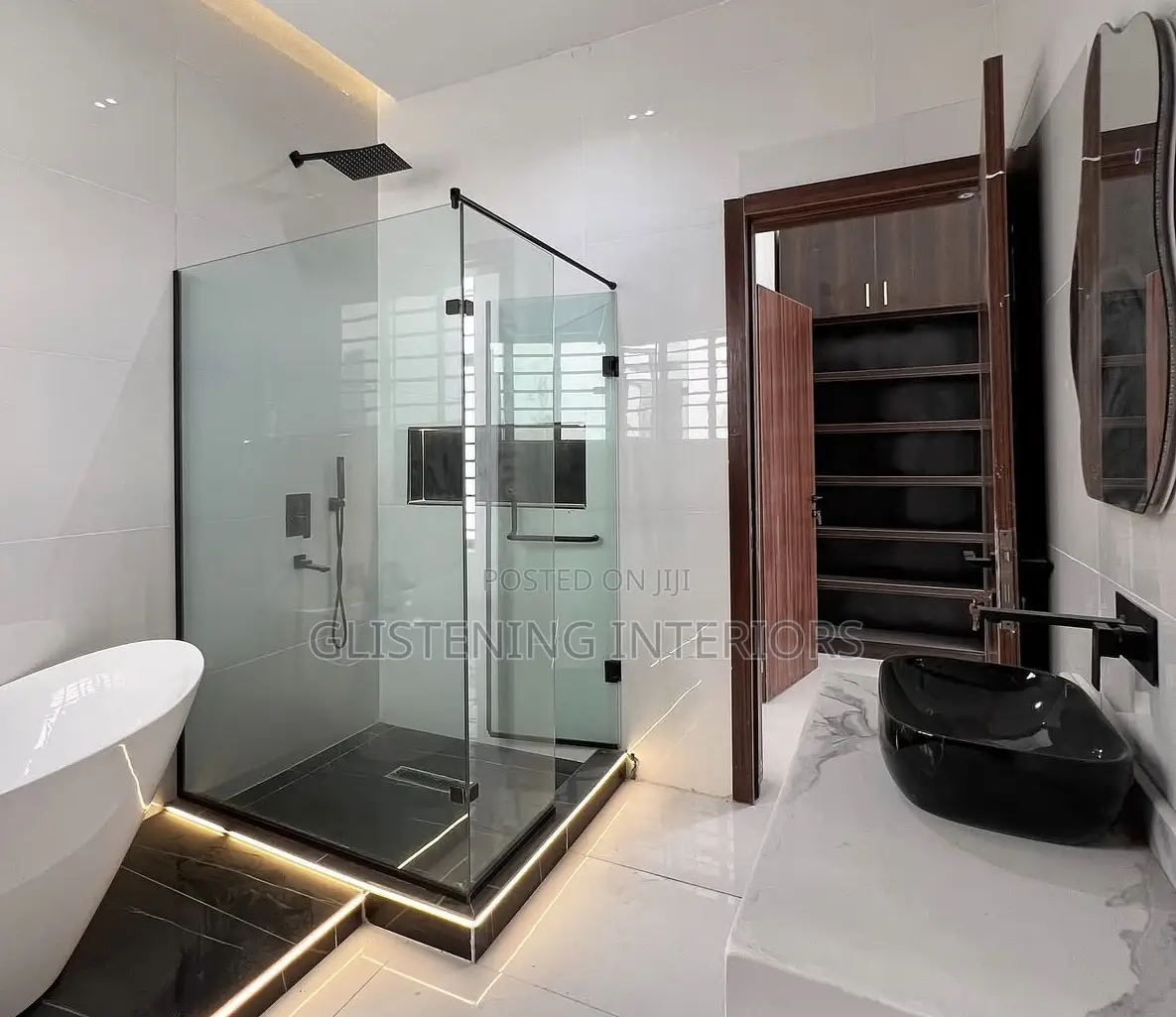 Luxury Shower Cubicle L Shape Design
