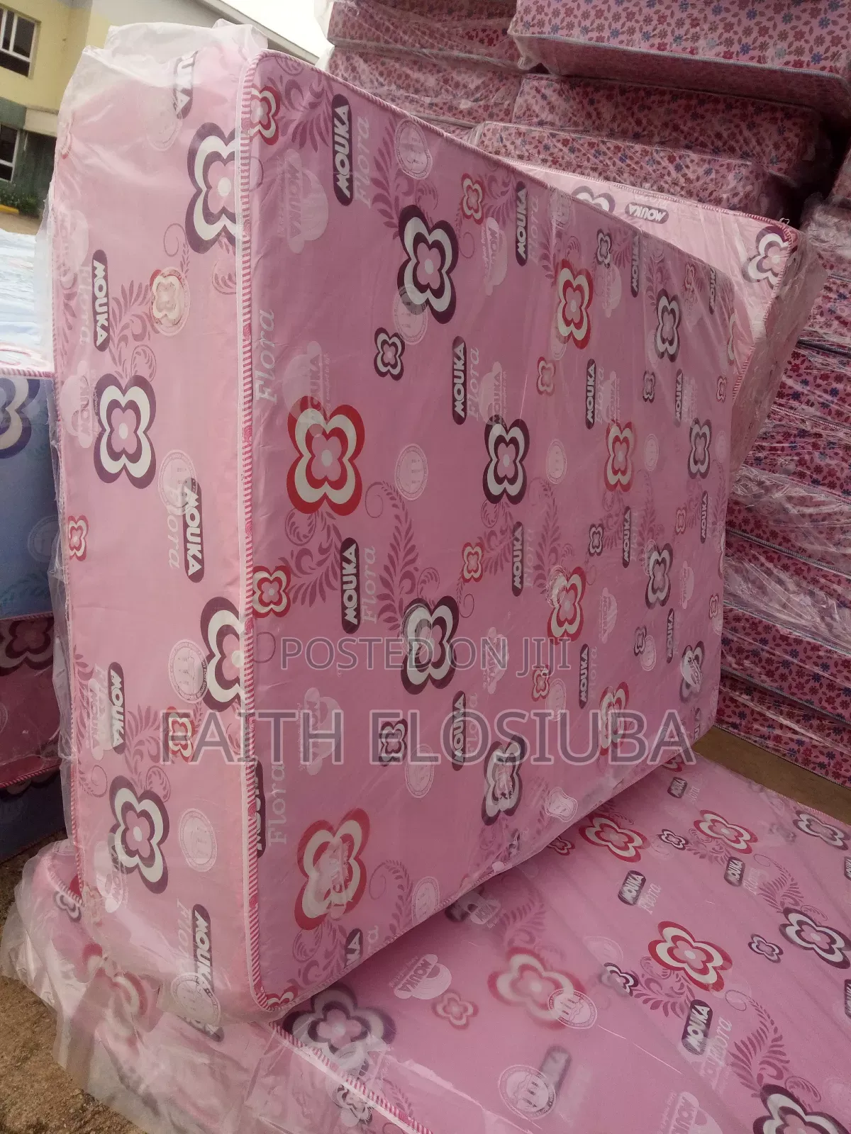 Mouka Flora 41⁄2 by 6 by 12inch Family Size Comfort Mattress