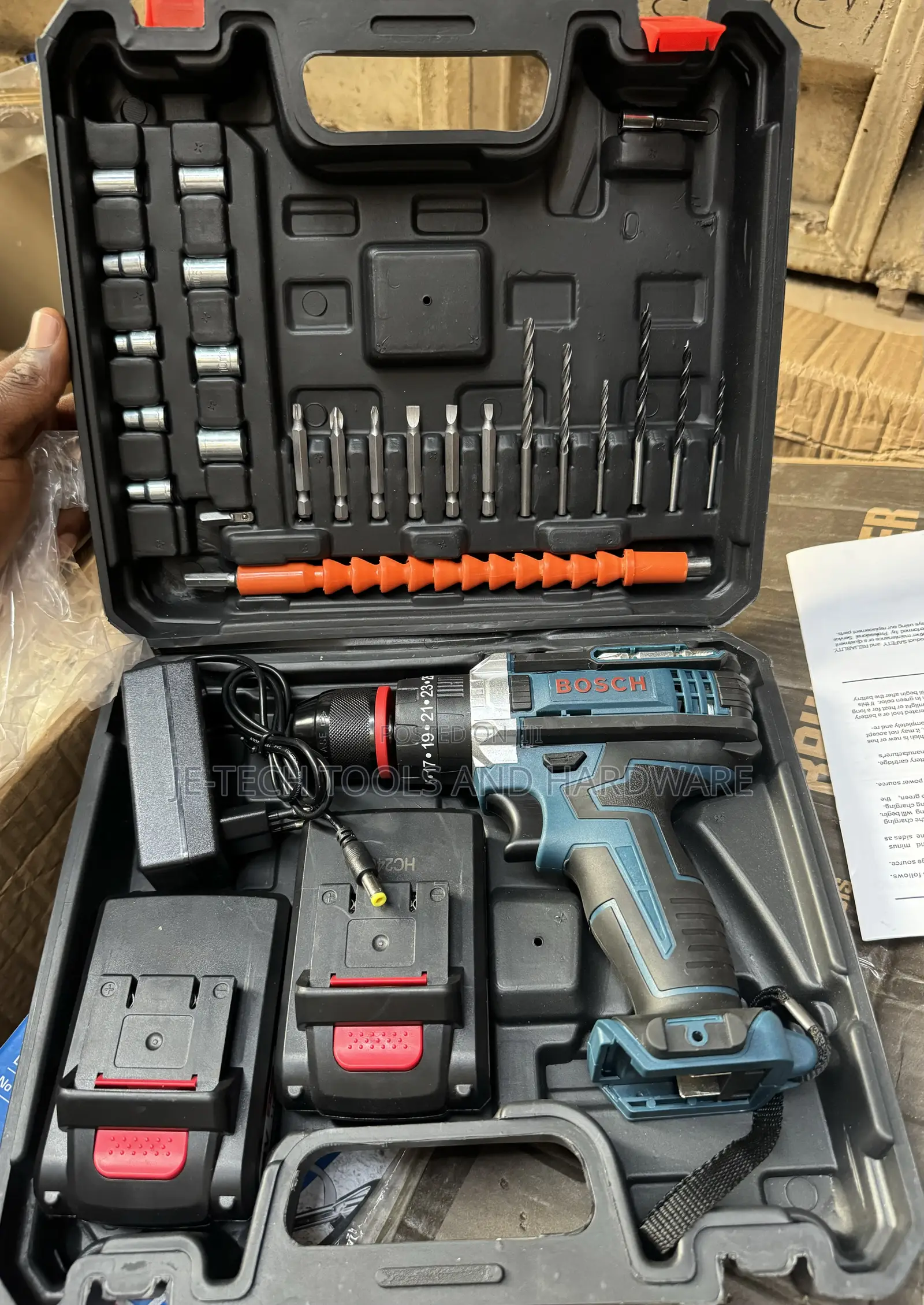Impact Cordless Drill-48v - 2x Battery