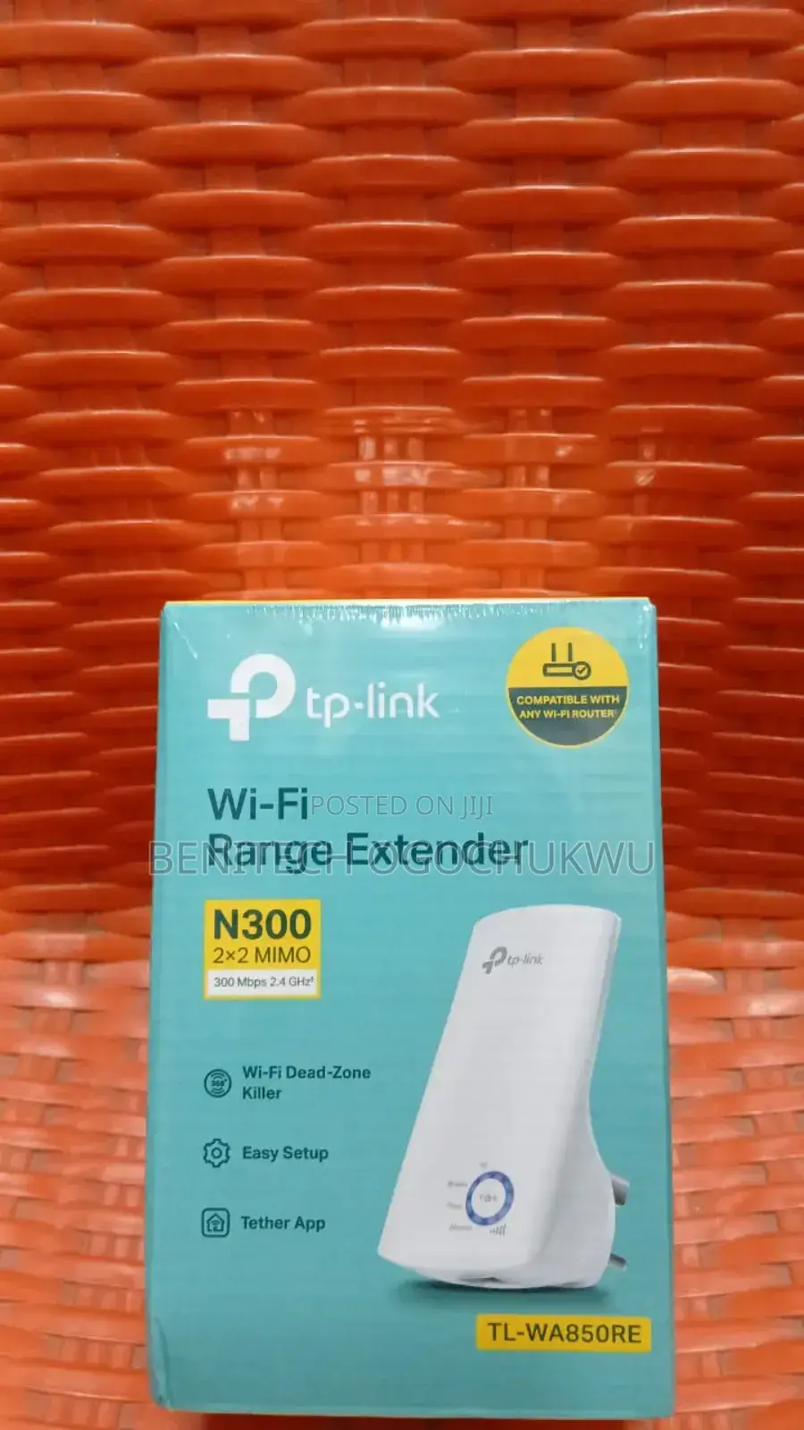 Tplink N300 2×2 Mimo 300mbps Wi-Fi Range Extender Tl-Wa850re