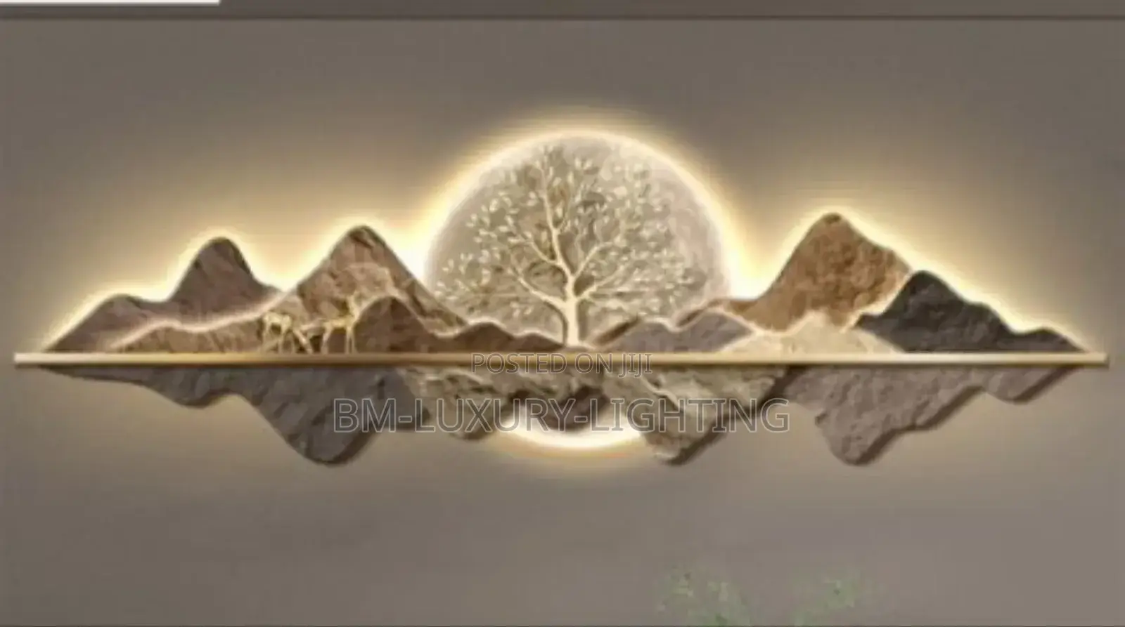Nordic Led Wall Football Design Frame Light