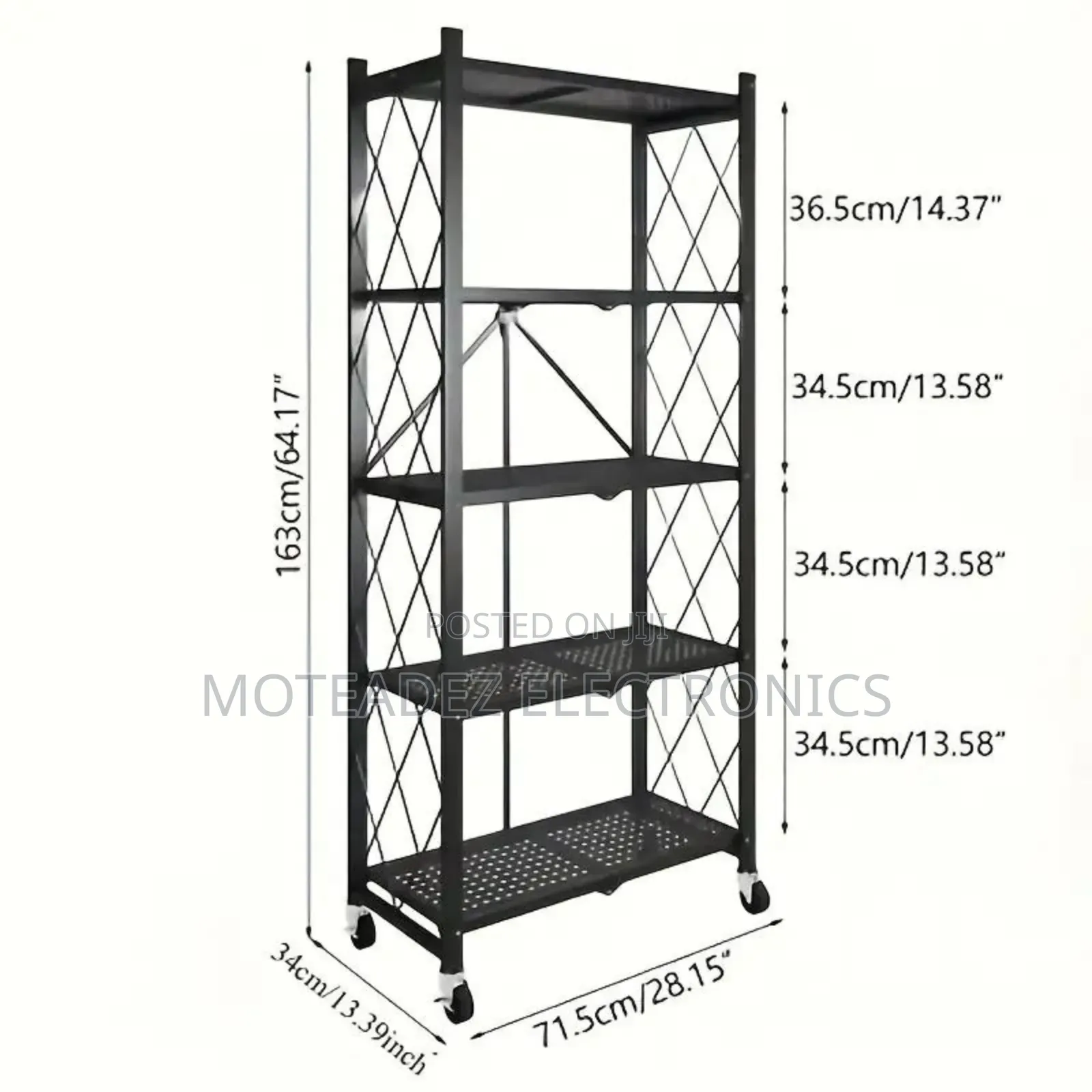 5 Layers Foldable/Movable Multipurpose Household Rack/Shelf