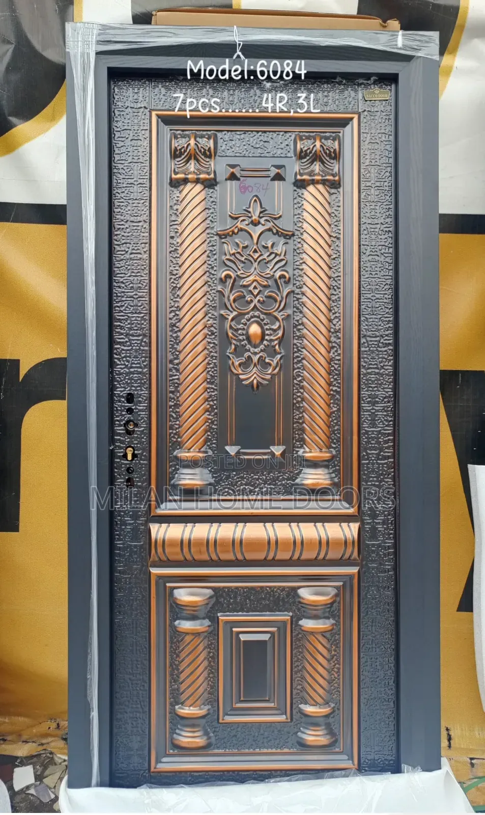2.1m by 900m Copper Security Door