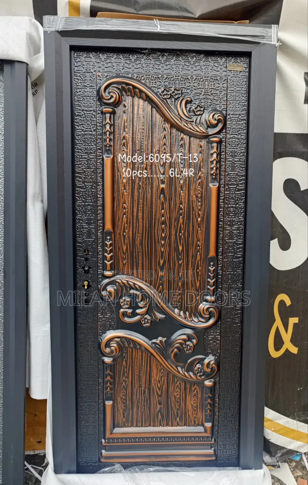2.1m by 900m Copper Security Door