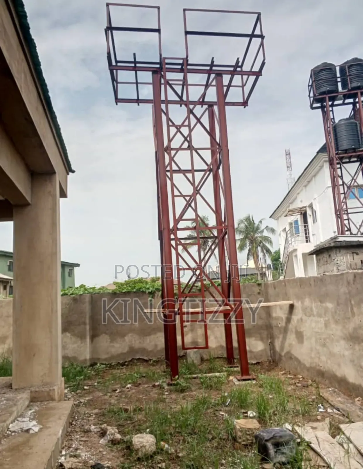 Water Tank Stand Beam Structure