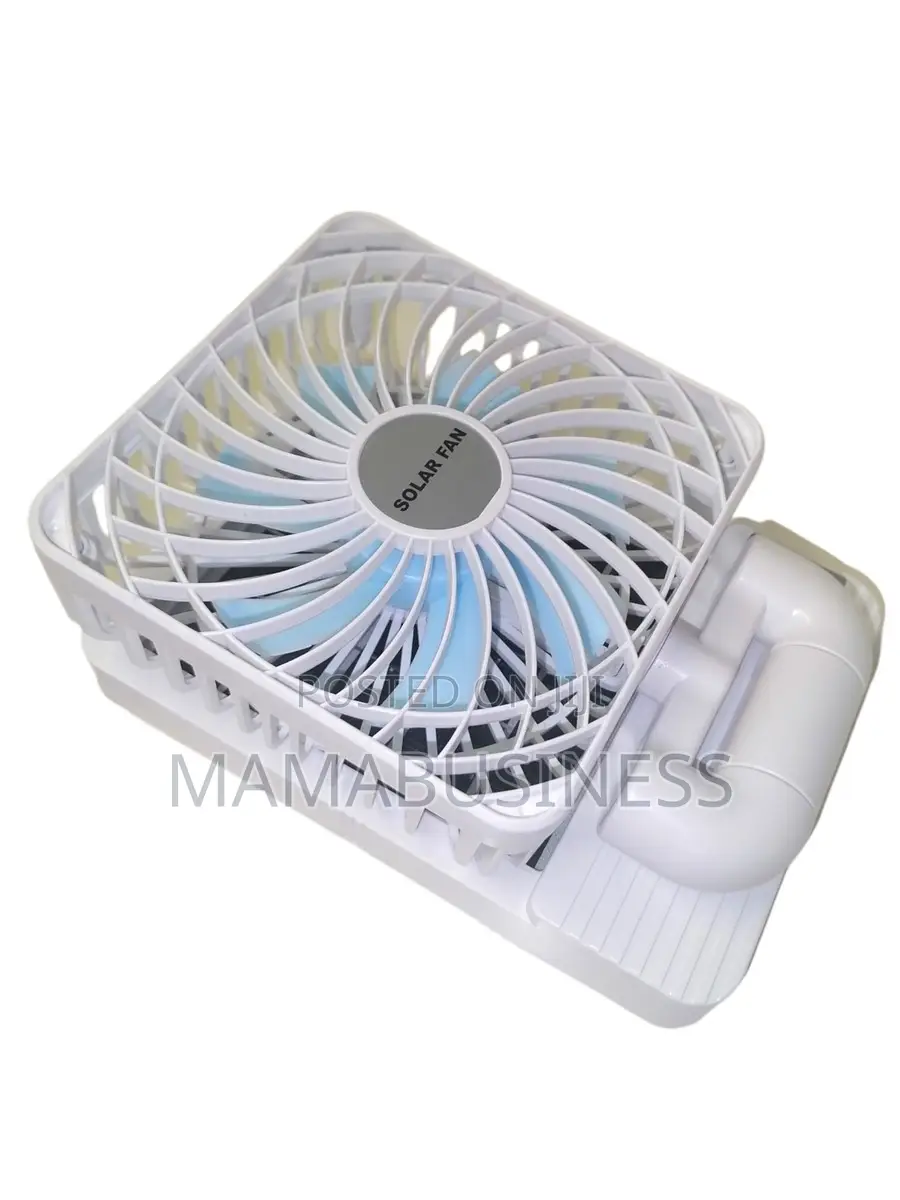 Double Head Solar Charging Fan