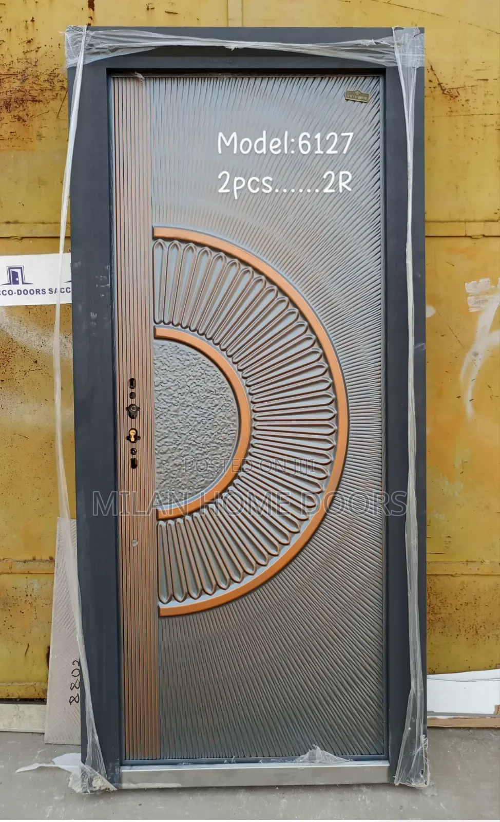 3ft Copper Cast Security Door Y01