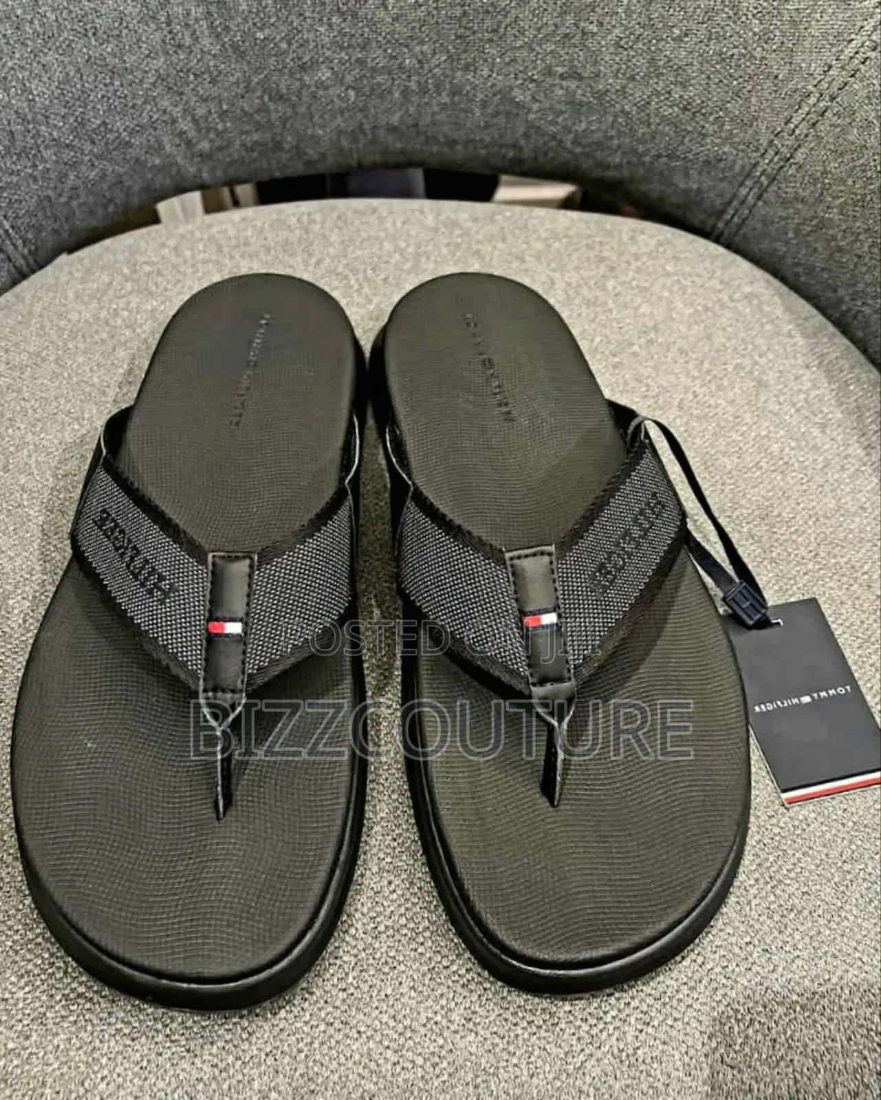 Original Tommy Hilfiger Leather Slippers Available in Store