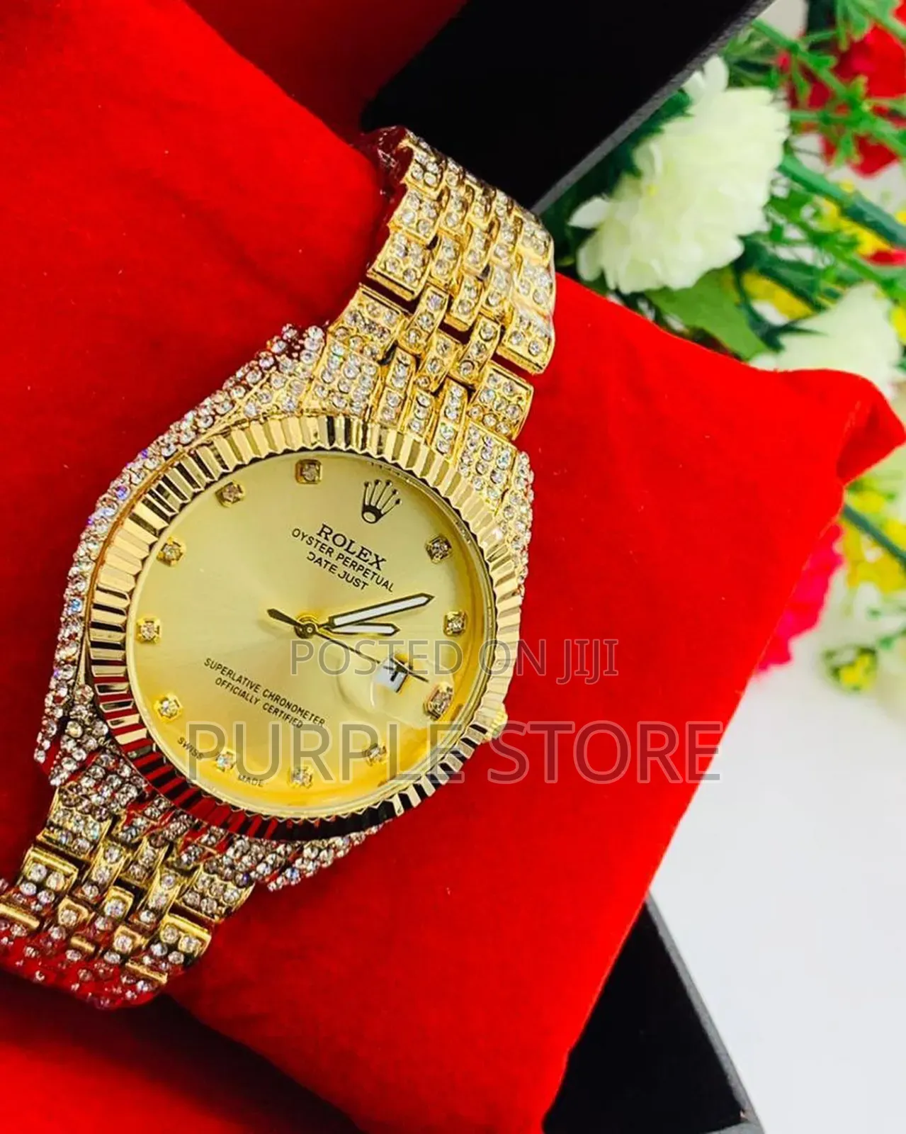 Rolex Women* Watch_full_stone.