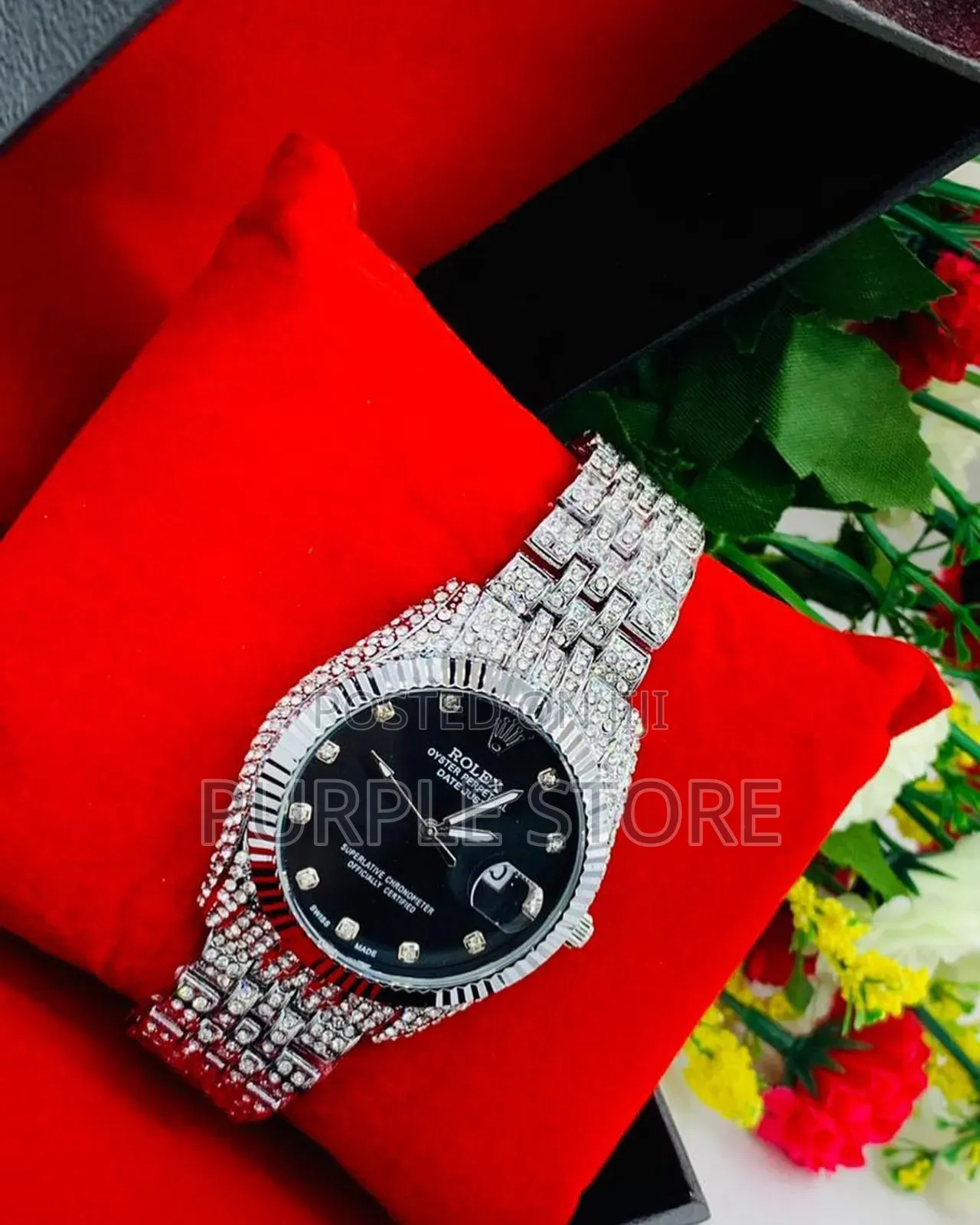 Rolex Women* Watch_full_stone.