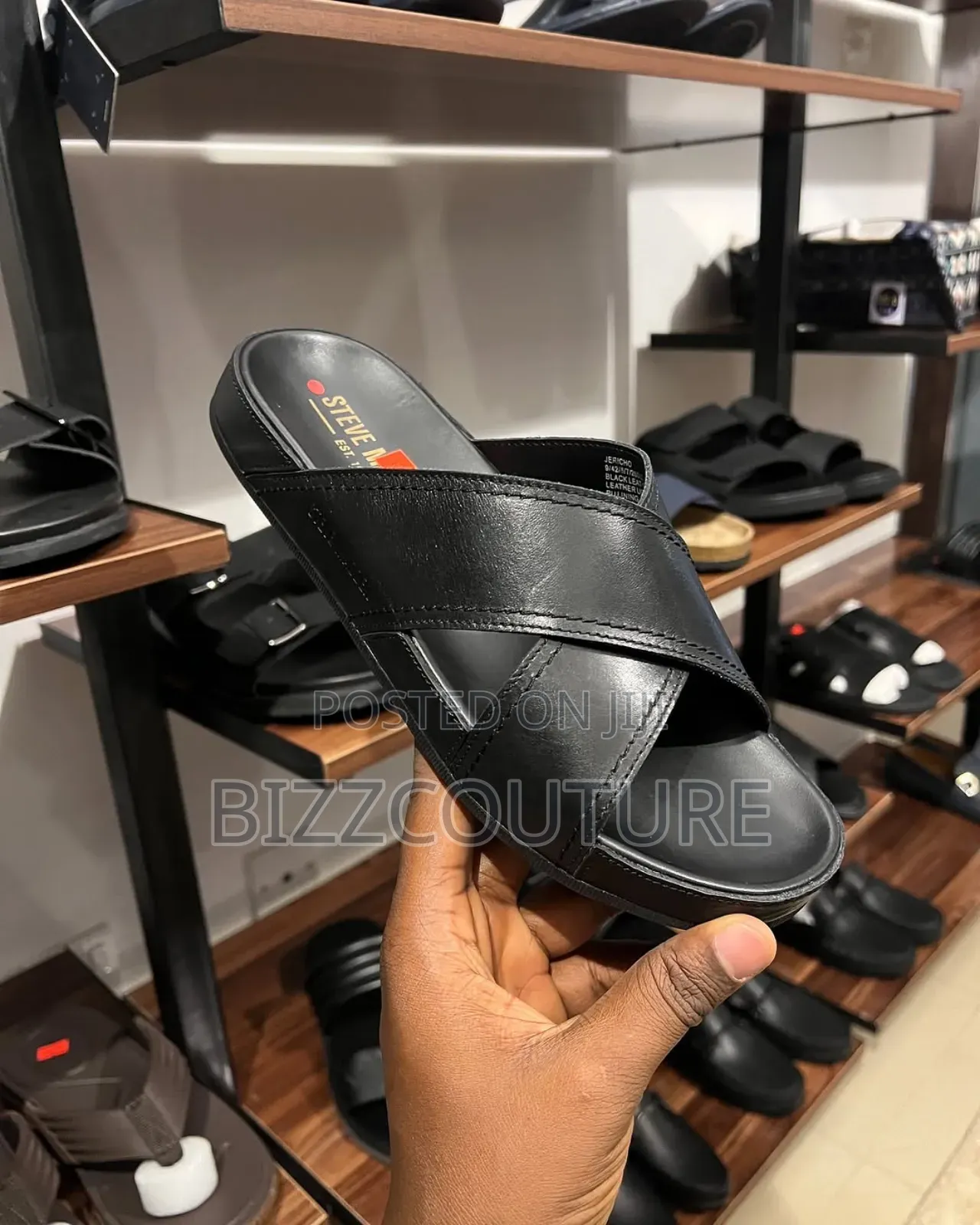 Original Steve Madden Leather Slippers Available In Store