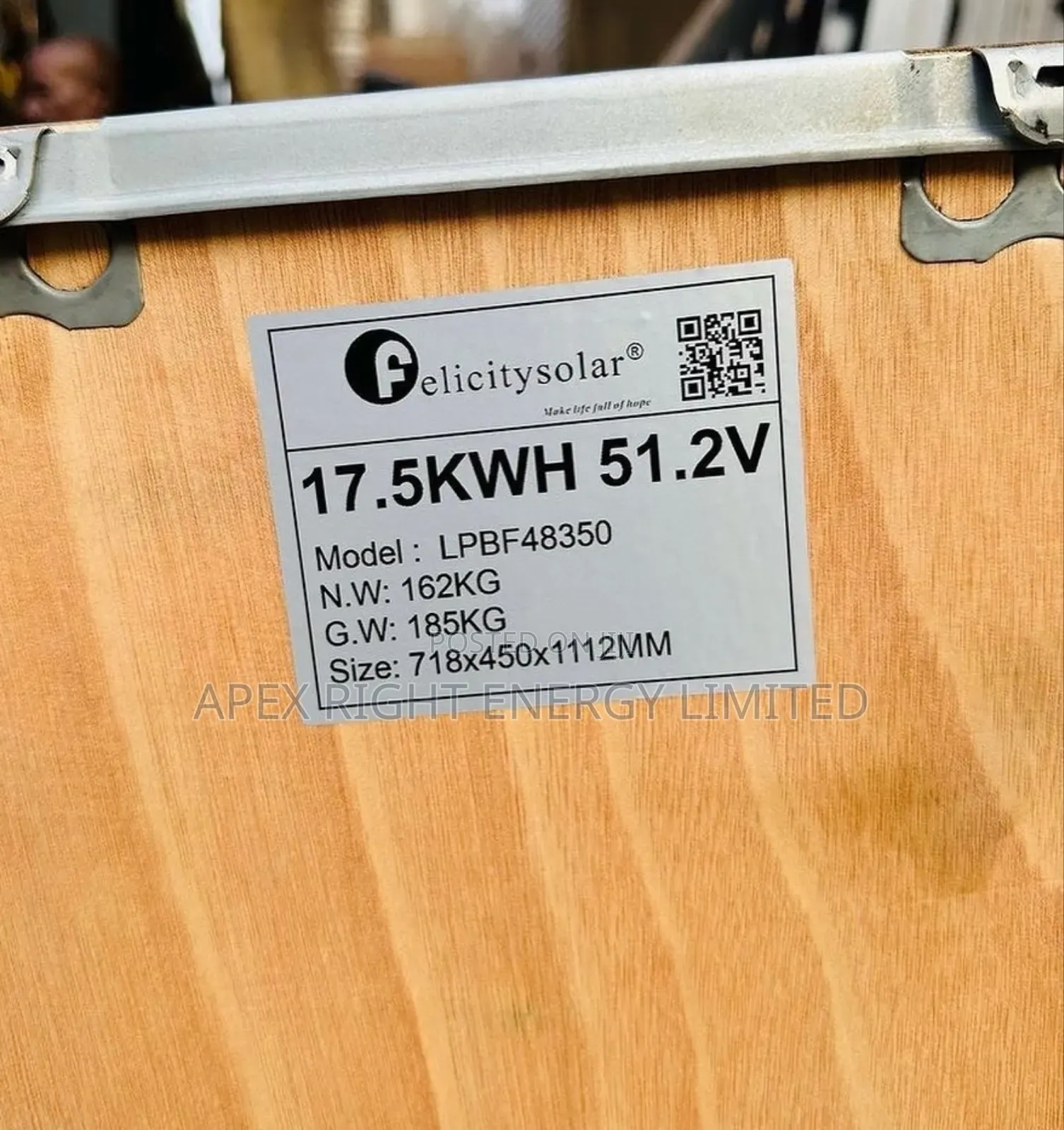 17.5kilowatts-hour Felicity Lithium Battery